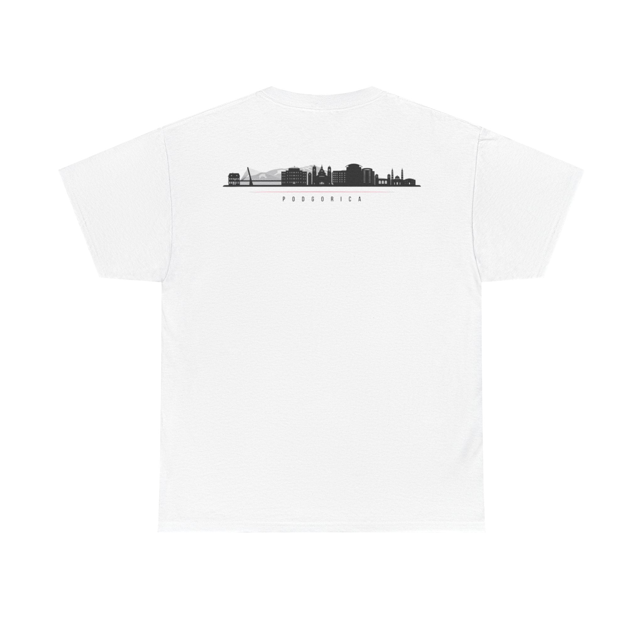 Montenegro/Balkan Blood Unisex Heavy Cotton Tee, Vintage Style Shirt, Graphic Tee, Travel Souvenir, Gift for Heritage Lovers