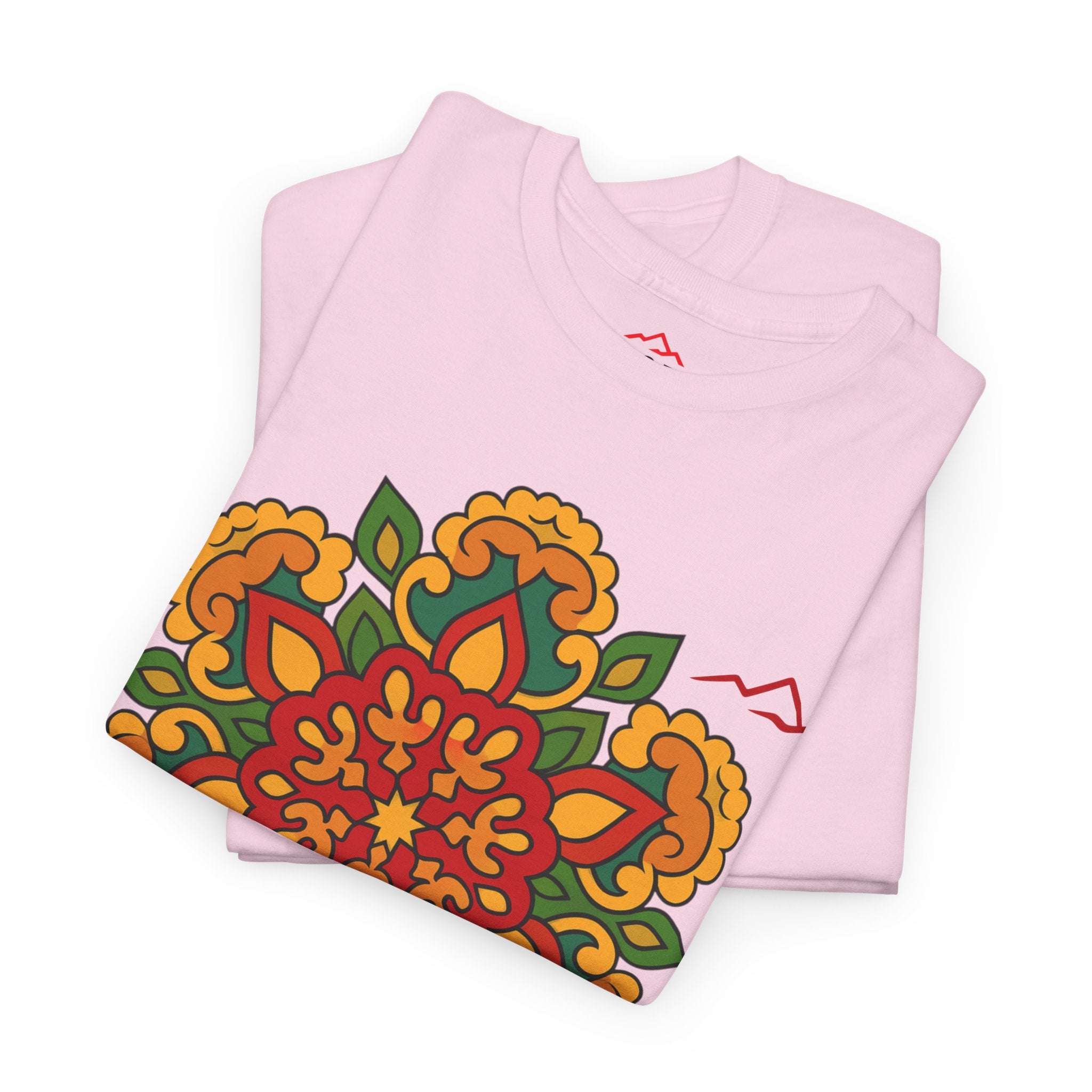 Balkan Blood T‑Shirt — Traditional Balkan Floral Medallion
