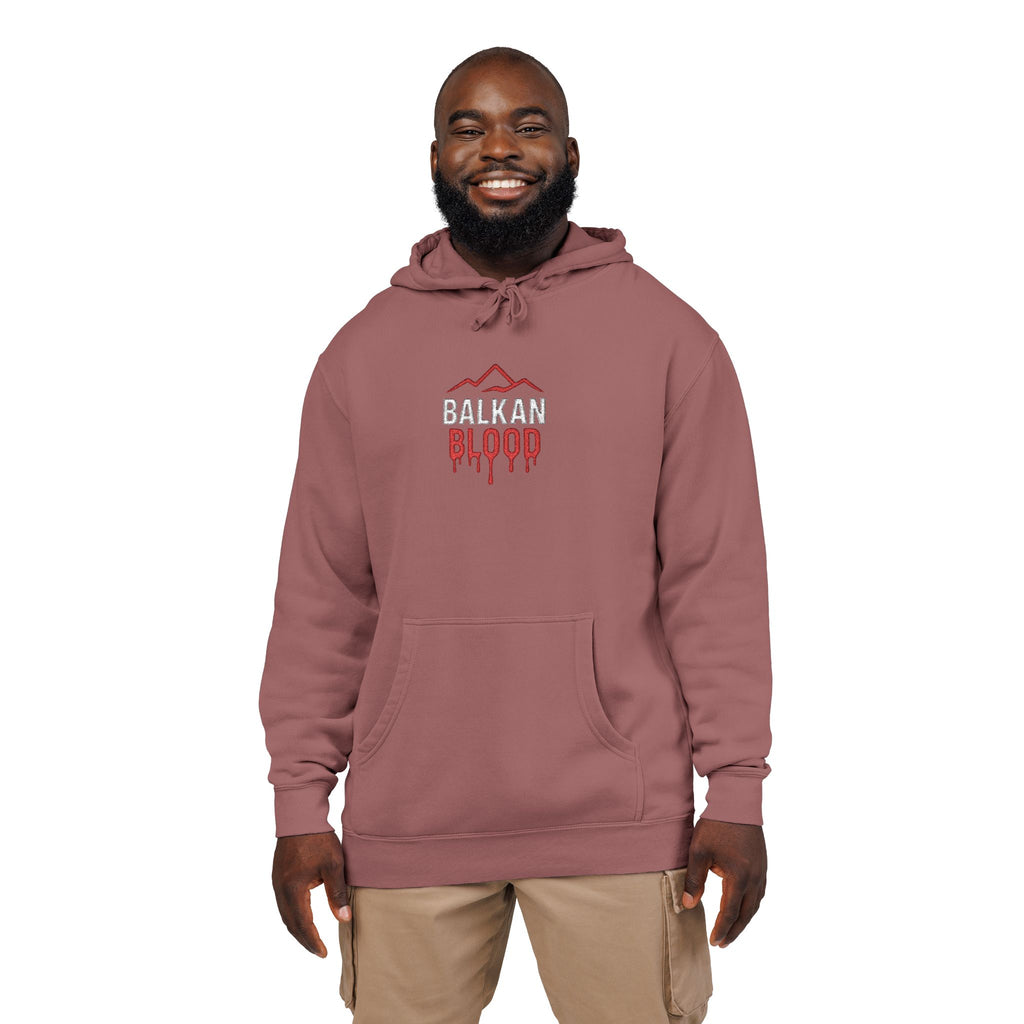 Unisex Pigment-Dyed Hoodie (Embroidery)