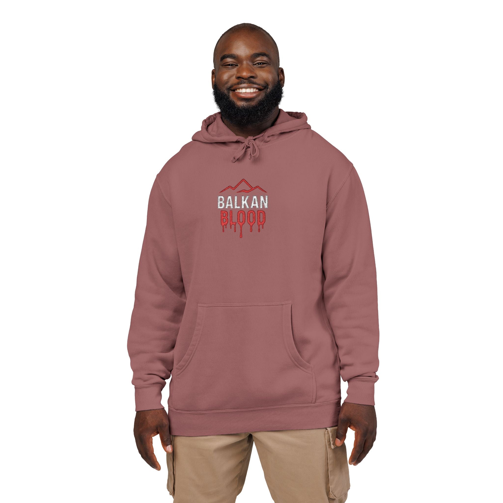 Unisex Pigment-Dyed Hoodie (Embroidery)