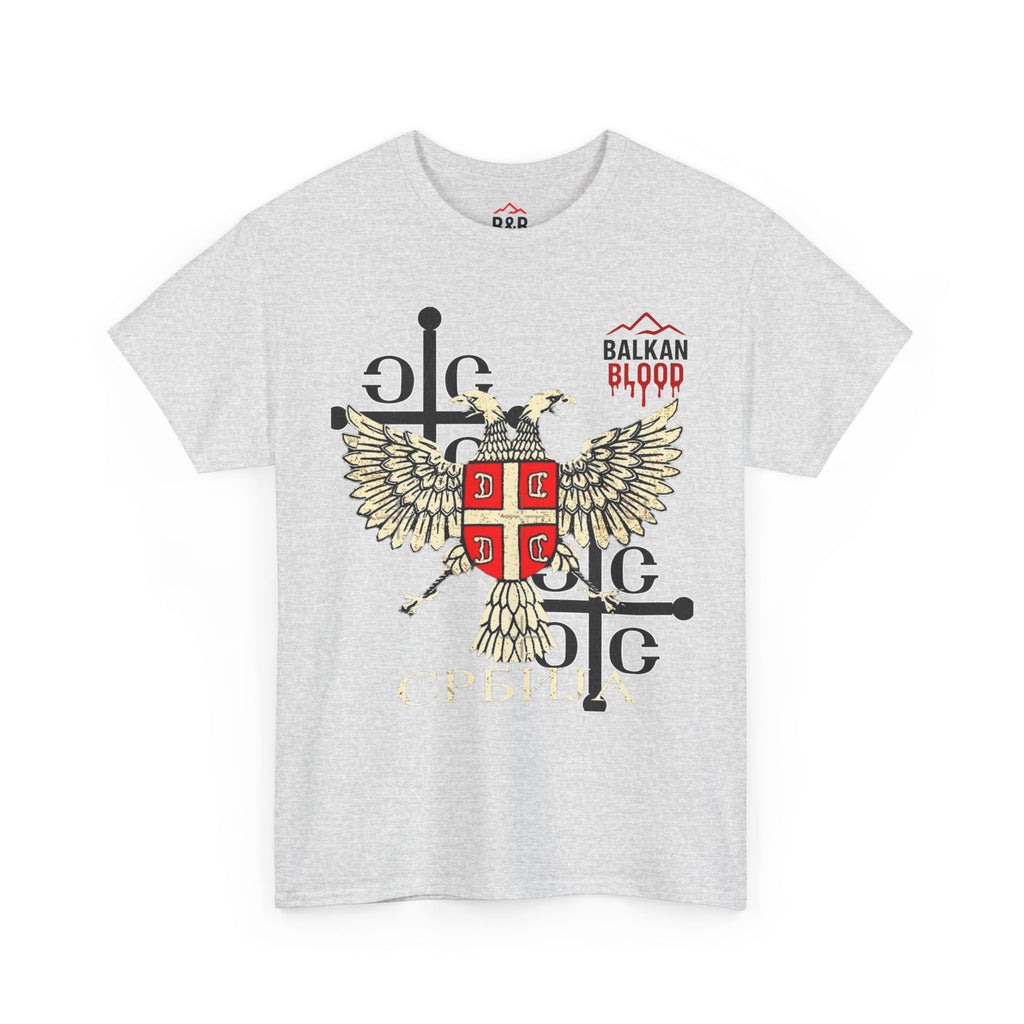 Serbian Heritage Tee, Balkan Blood Shirt, Unisex Cotton T-shirt
