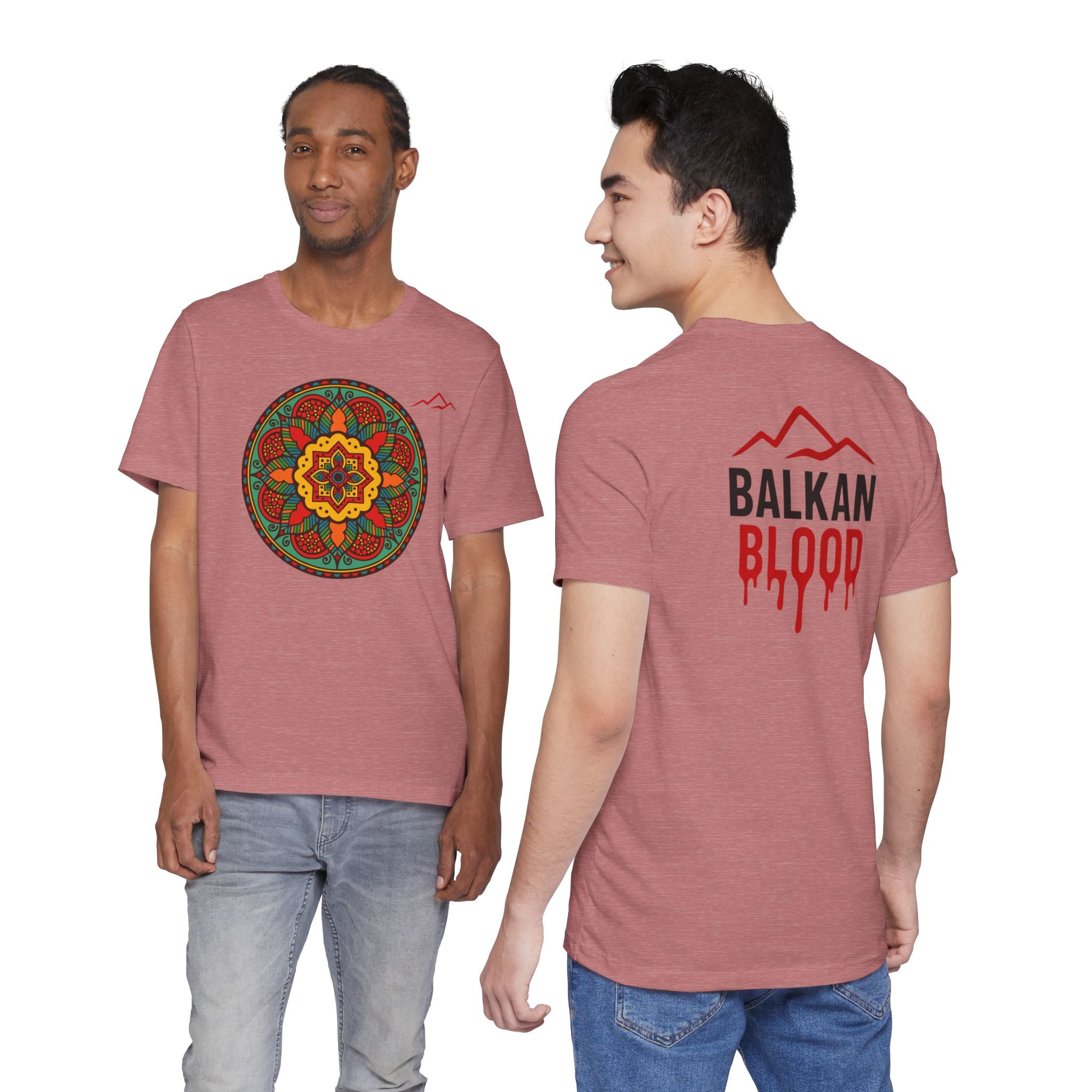 Balkan Blood Tee — Red Drip Logo
