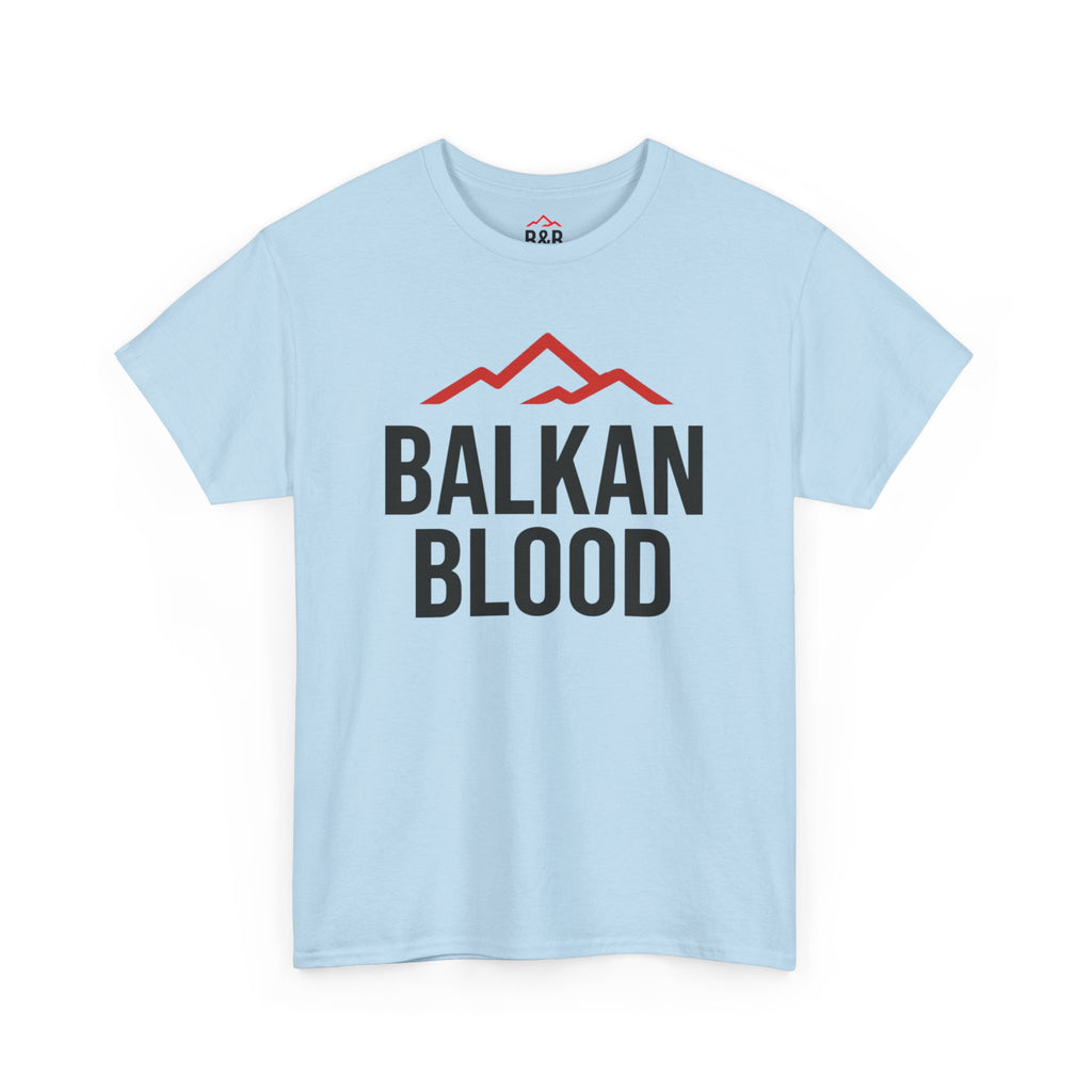 Balkan Blood Unisex Heavy Cotton Tee | Heritage Shirt, Travel Tee, Gift for Balkan Lovers, Cultural Pride, Casual Wear