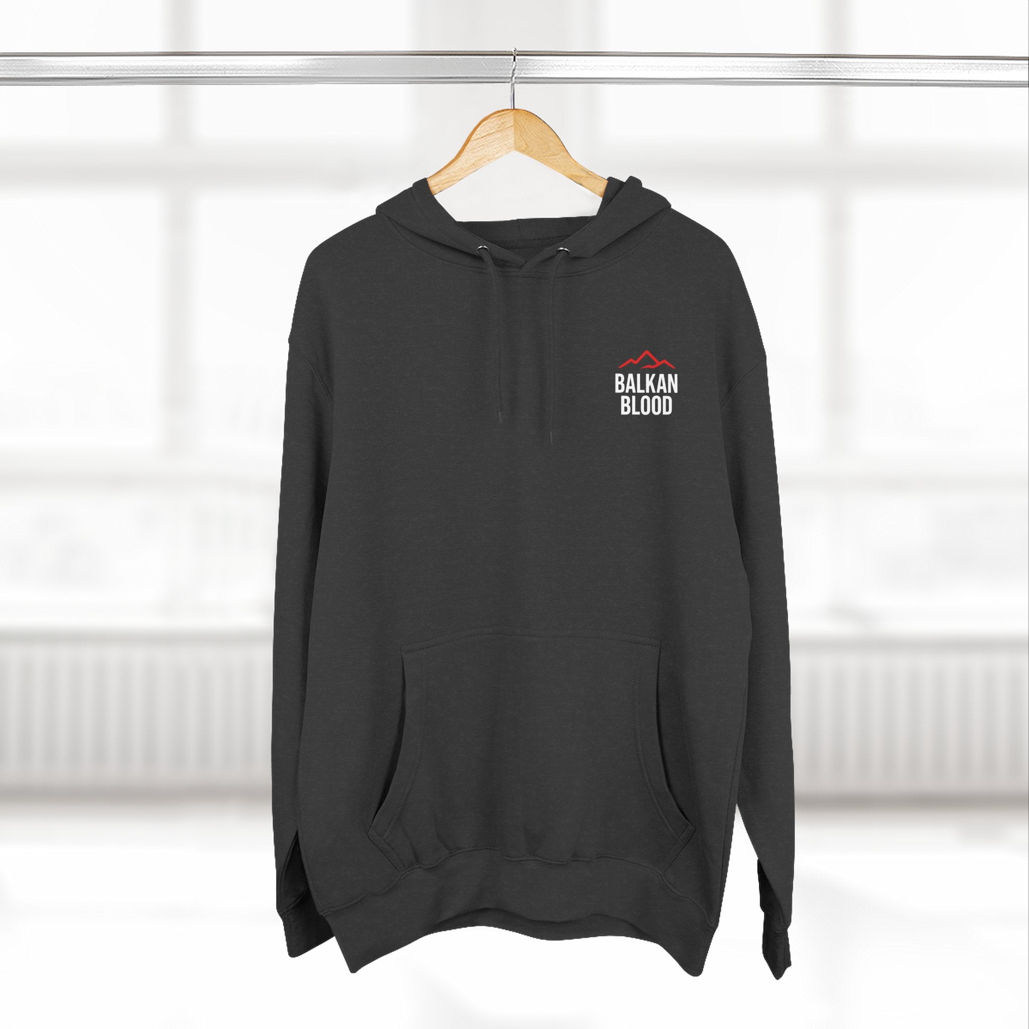 Balkan Blood Hoodie - Cozy Fleece Sweatshirt for Outdoor Adventures, Gifts for Nature Lovers, Hiking, Travel, Casual Wear