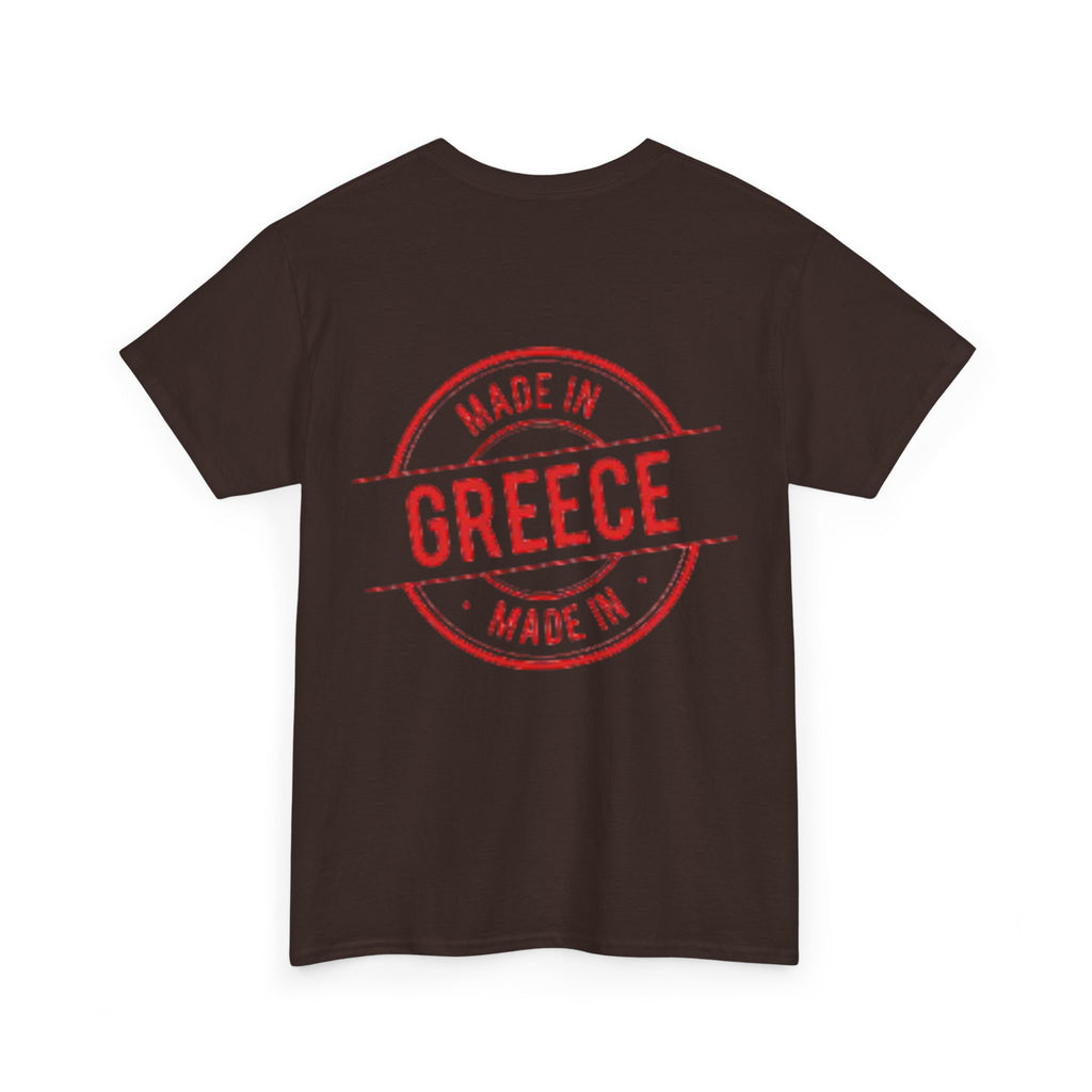 Balkan Blood Tee | Unisex Heavy Cotton T-Shirt, Greece Souvenir Shirt, Travel Gift, Casual Wear, Unique Graphic Tee