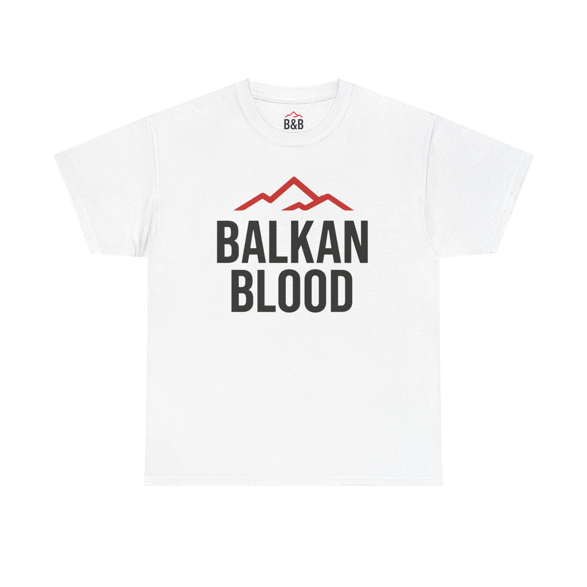 Balkan Blood Unisex Heavy Cotton Tee | Heritage Shirt, Travel Tee, Gift for Balkan Lovers, Cultural Pride, Casual Wear