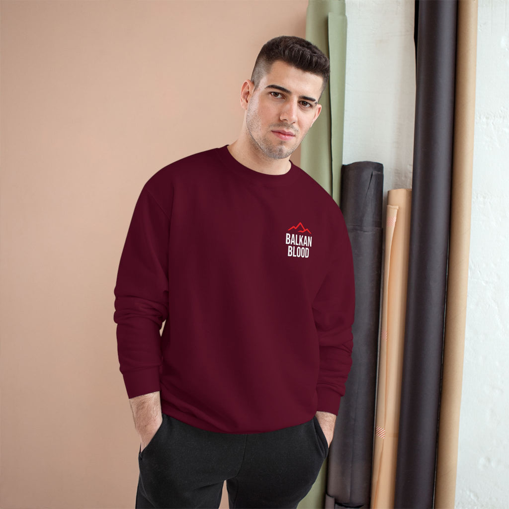 Balkan Blood Champion Sweatshirt - Cozy Urban Style, Unisex Gift, Casual Wear, Travel Apparel, Perfect for Chill Days