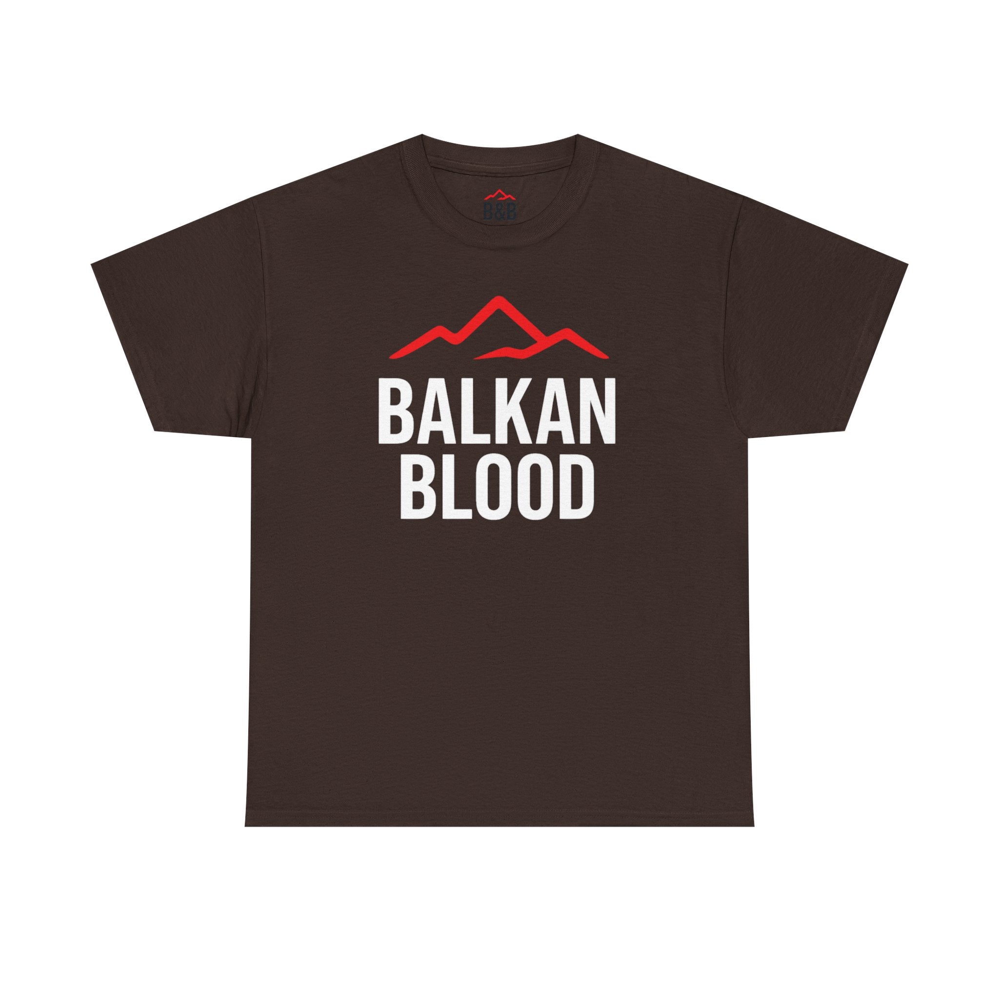 Balkan Blood Unisex Heavy Cotton Tee | Heritage Shirt, Travel Tee, Gift for Balkan Lovers, Cultural Pride, Casual Wear