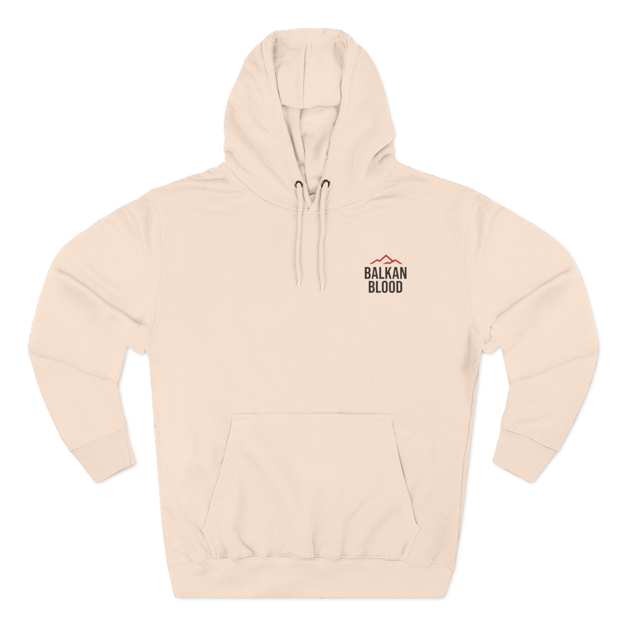 Balkan Blood Hoodie - Cozy Fleece Sweatshirt for Outdoor Adventures, Gifts for Nature Lovers, Hiking, Travel, Casual Wear