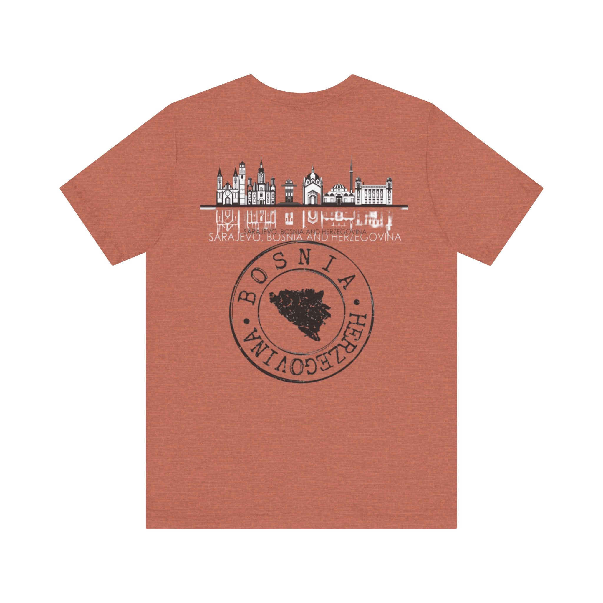 Bosnia Heritage Unisex Tee, Travel Shirt, Cultural Pride, Souvenir T-Shirt, Gift for Travelers, Adventure Apparel