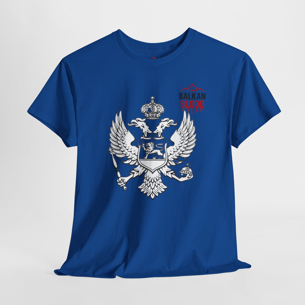 Montenegro/Balkan Blood Unisex Heavy Cotton Tee, Vintage Style Shirt
