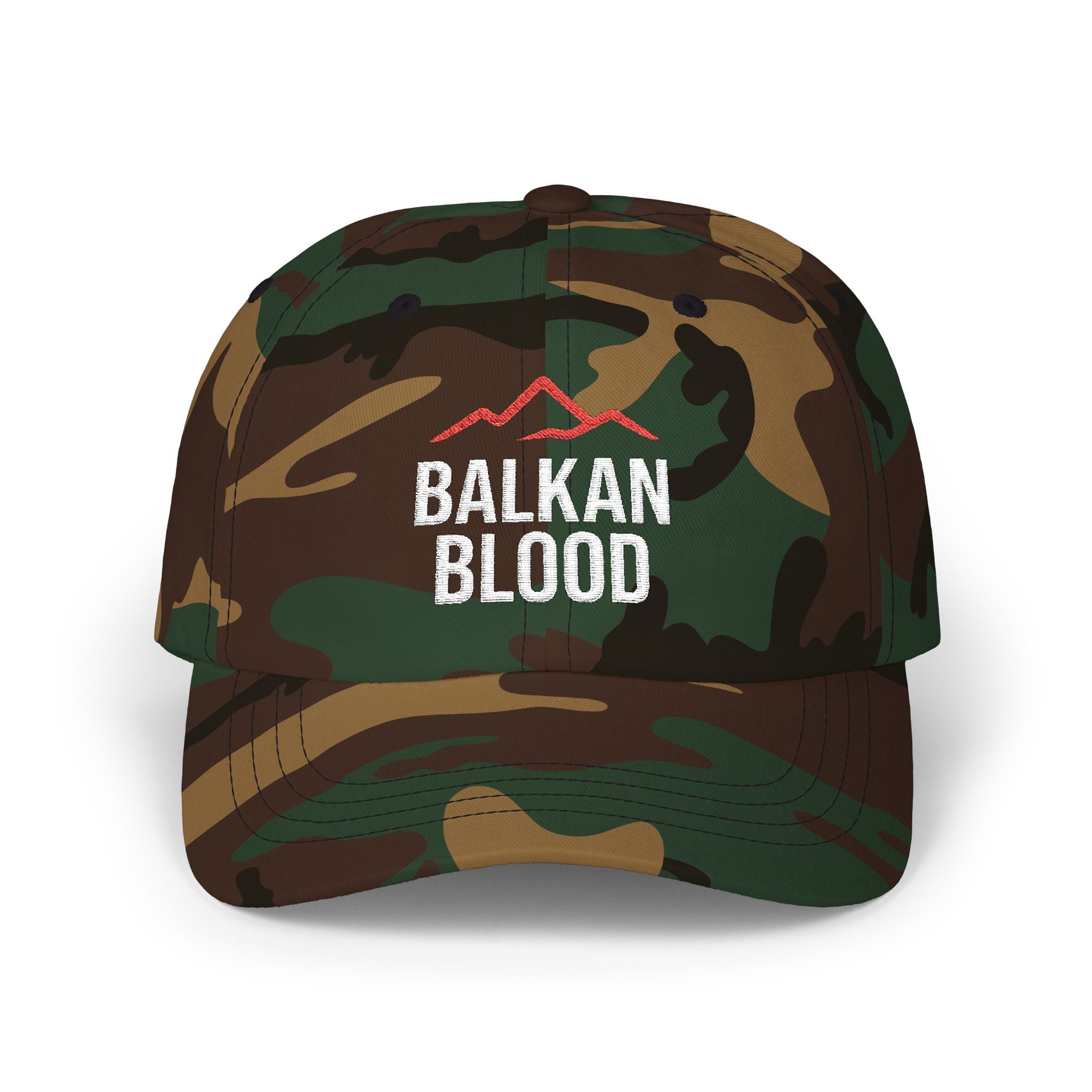 Balkan Blood Classic Dad Cap, Casual Summer Hat, Gift for Outdoorsy Dads, Hiking Accessories, Stylish Baseball Cap