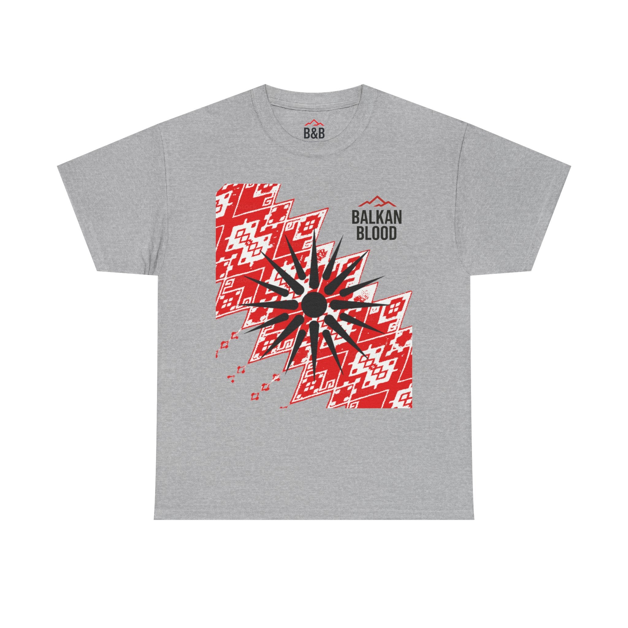 Macedonian Balkan Blood Unisex Heavy Cotton Tee