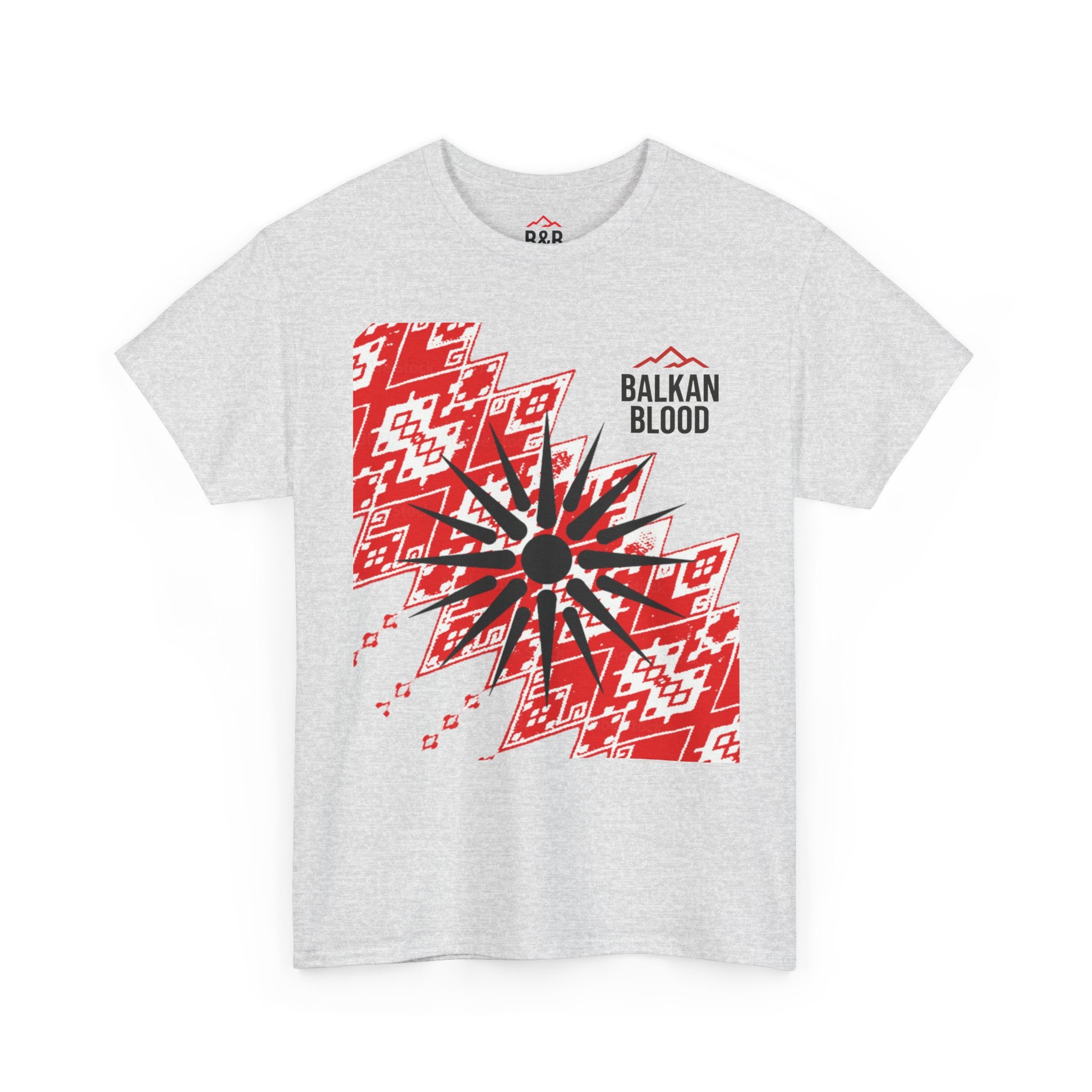 Macedonian Balkan Blood Unisex Heavy Cotton Tee