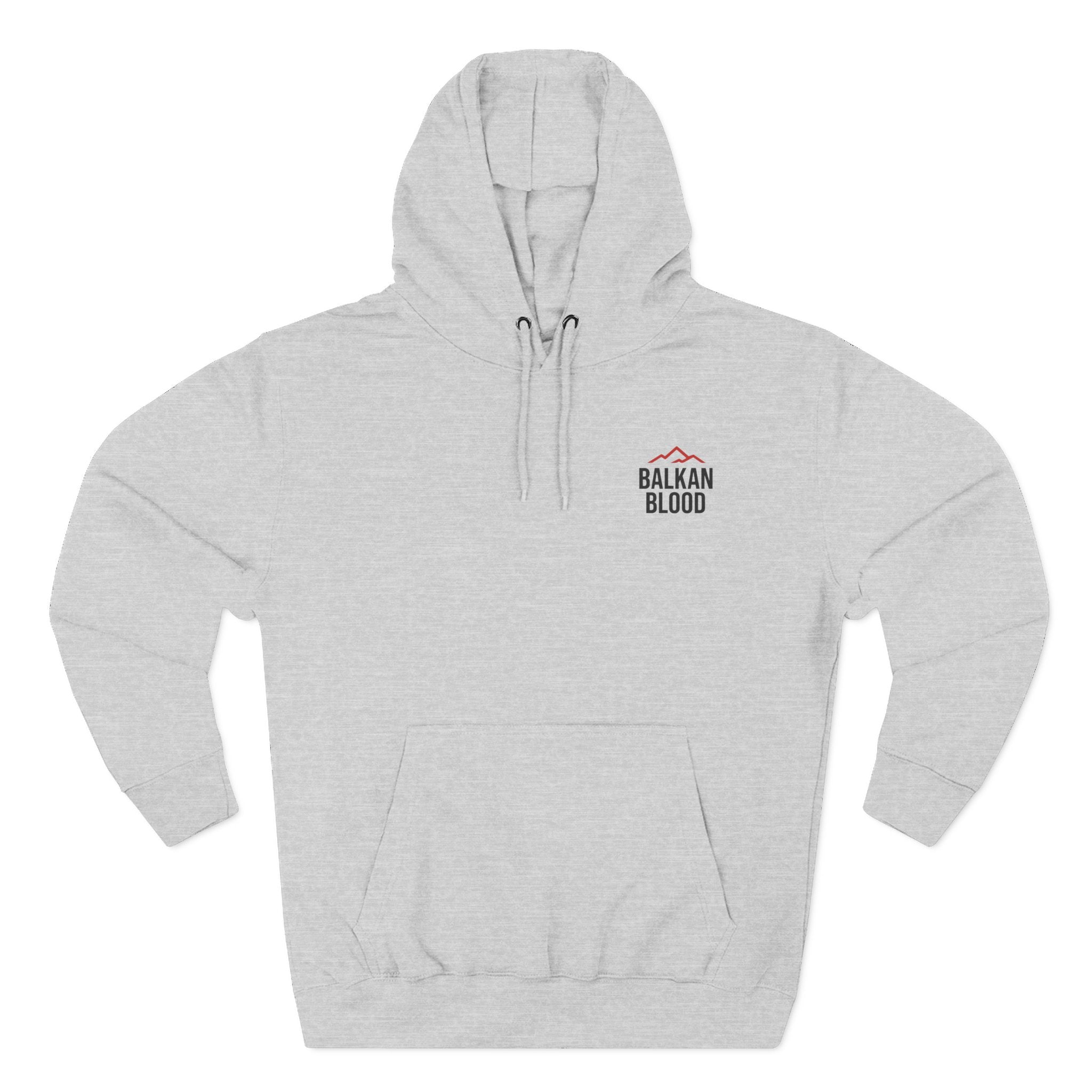 Balkan Blood Hoodie - Cozy Fleece Sweatshirt for Outdoor Adventures, Gifts for Nature Lovers, Hiking, Travel, Casual Wear