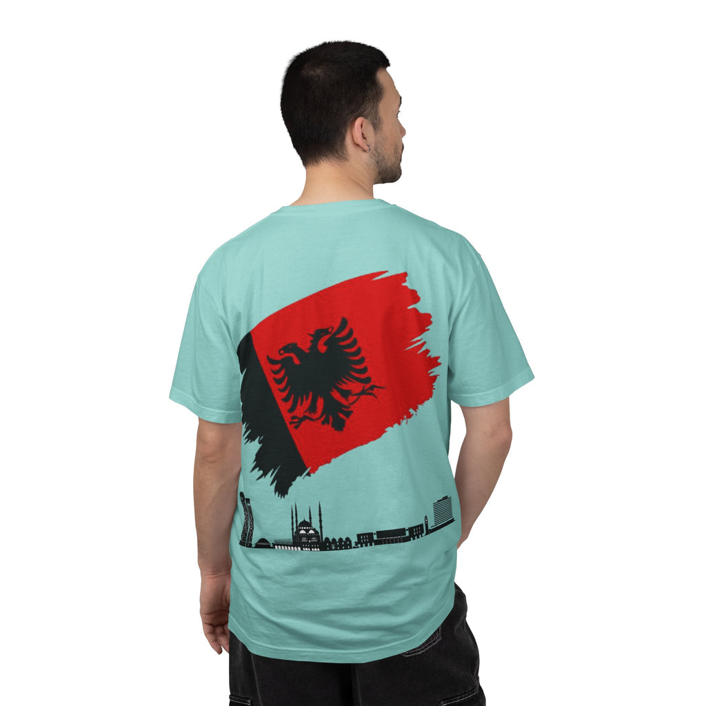 Albanian Balkan Heritage T-Shirt - Unisex Garment-Dyed Tee