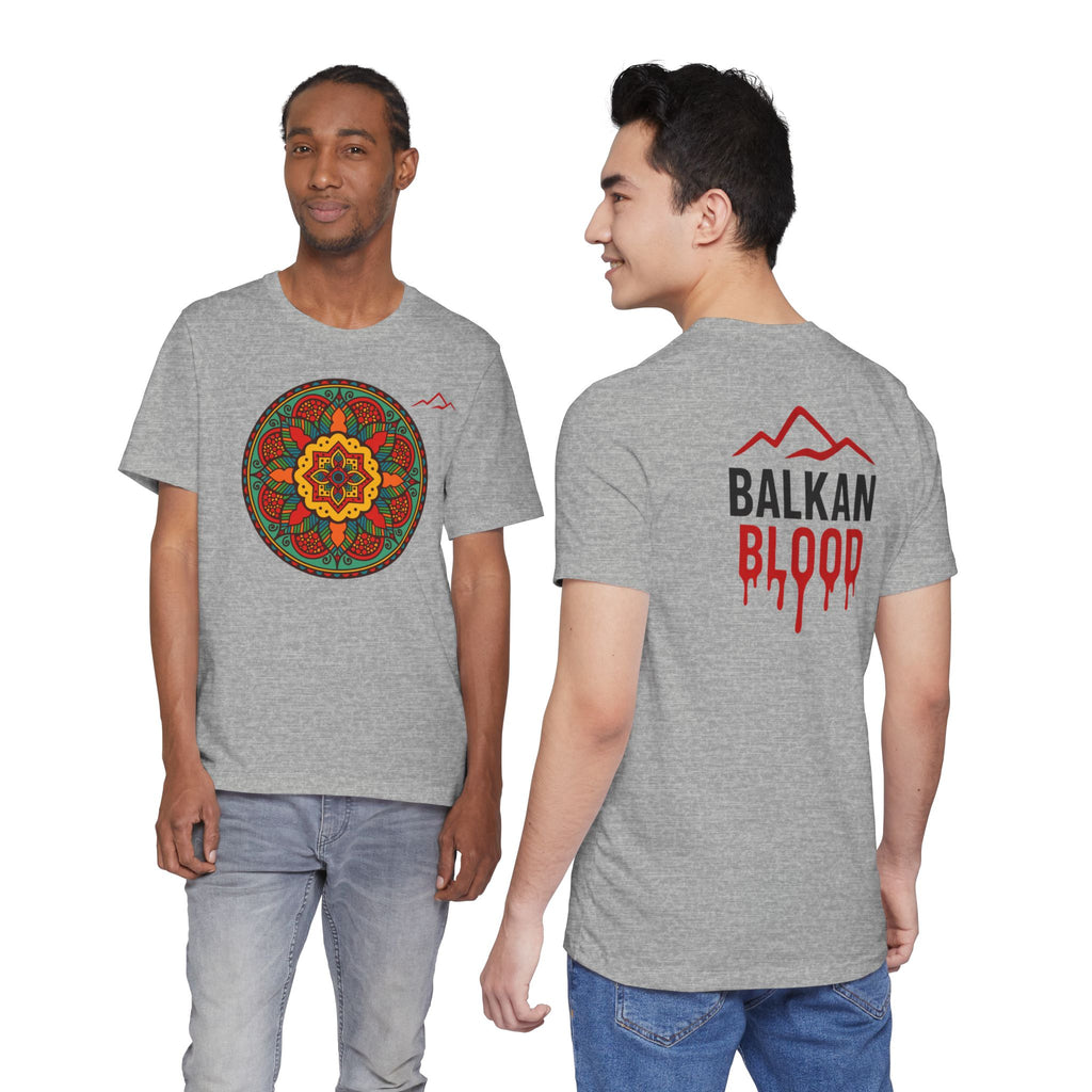 Balkan Blood Tee — Red Drip Logo