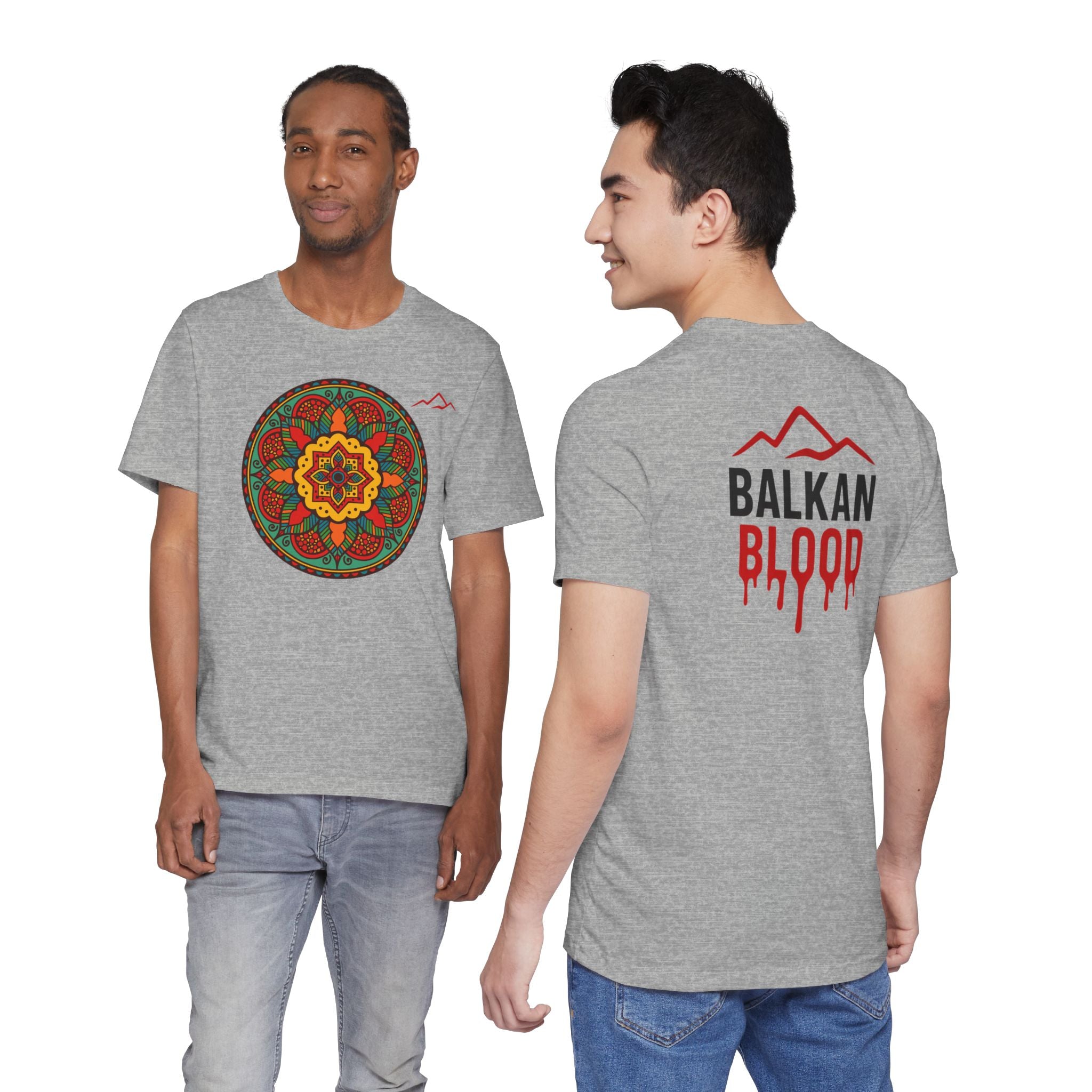 Balkan Blood Tee — Red Drip Logo