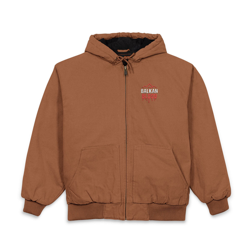 Men's Embroidered Hooded Jacket