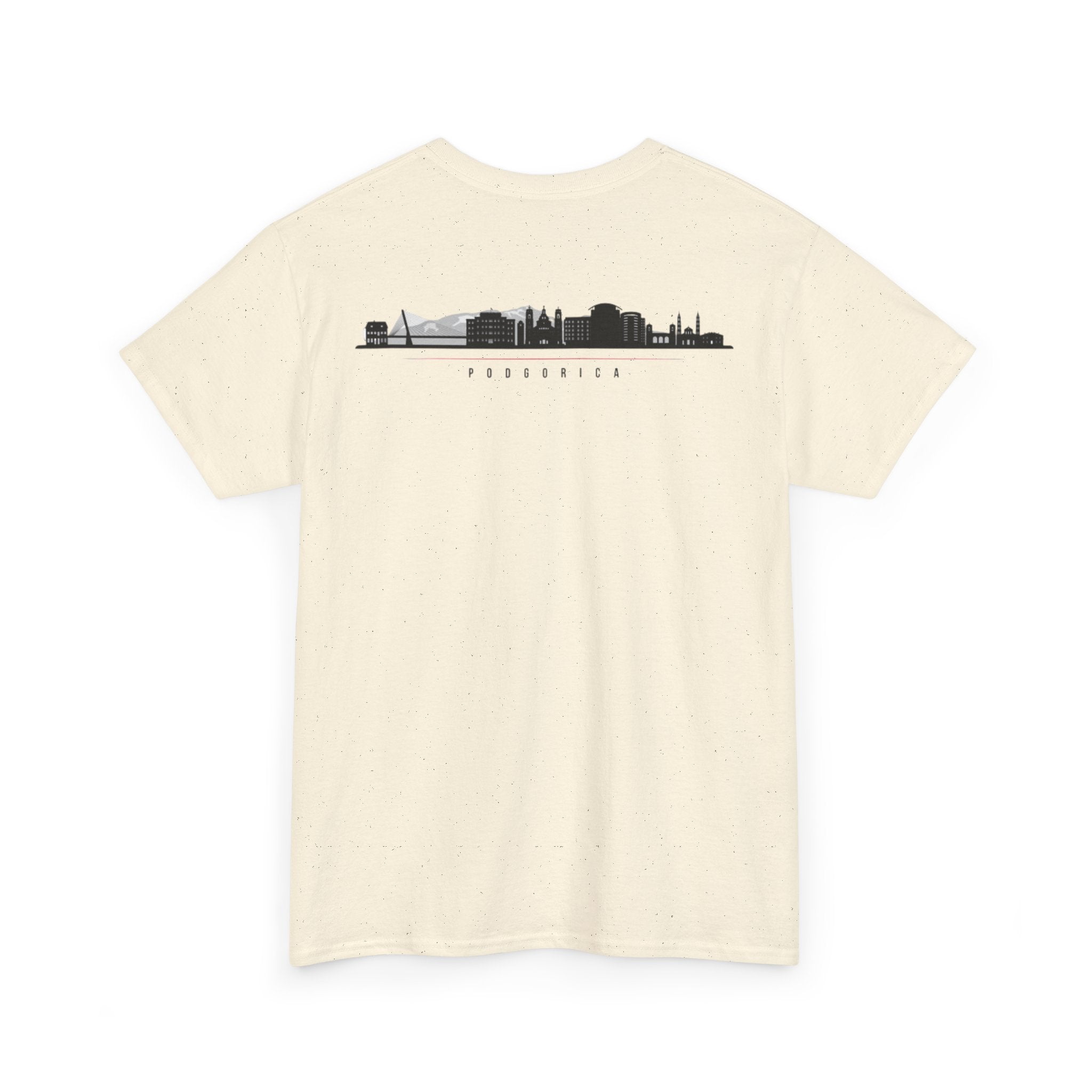 Montenegro/Balkan Blood Unisex Heavy Cotton Tee, Vintage Style Shirt, Graphic Tee, Travel Souvenir, Gift for Heritage Lovers