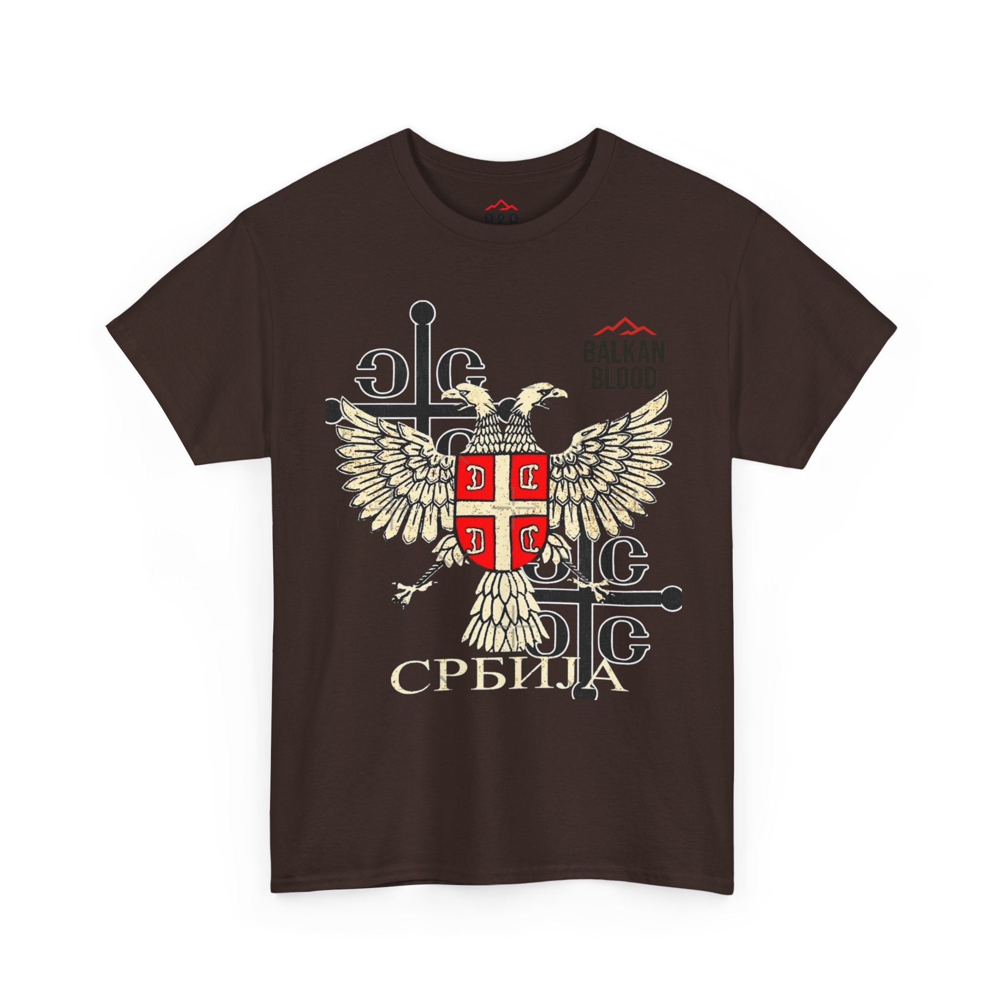 Serbian Heritage Tee, Balkan Blood Shirt, Unisex Cotton T-shirt, Cultural Pride Wear, Travel-inspired Apparel