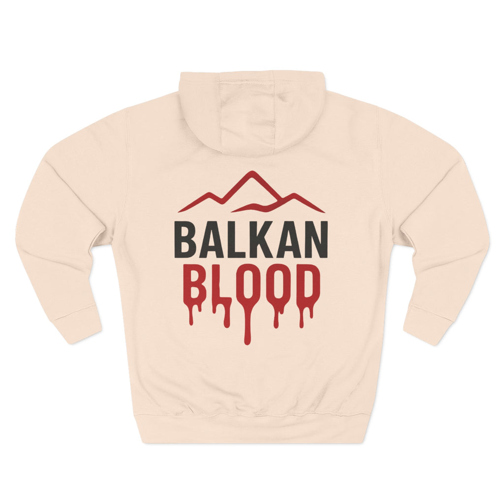 Balkan Blood Hoodie - Cozy Fleece Sweatshirt for Outdoor Adventures