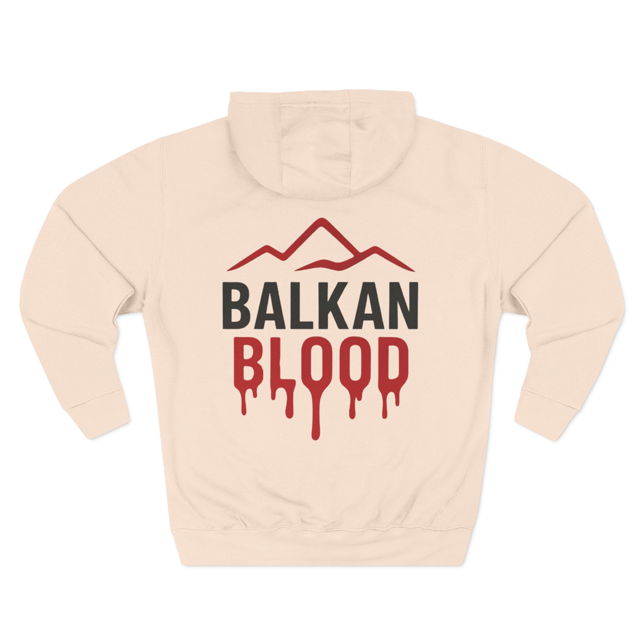 Balkan Blood Hoodie - Cozy Fleece Sweatshirt for Outdoor Adventures