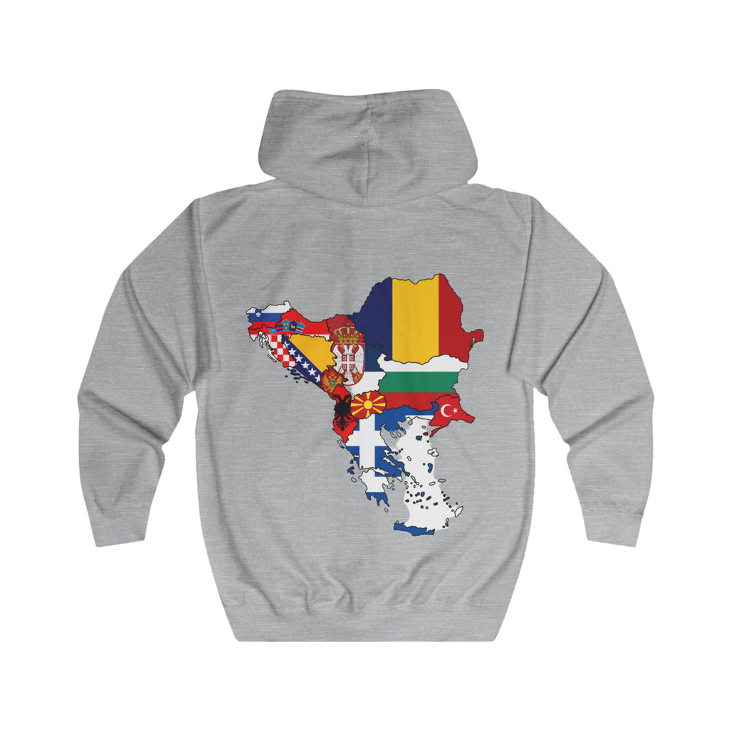Balkan Blood Unisex Full Zip Hoodie