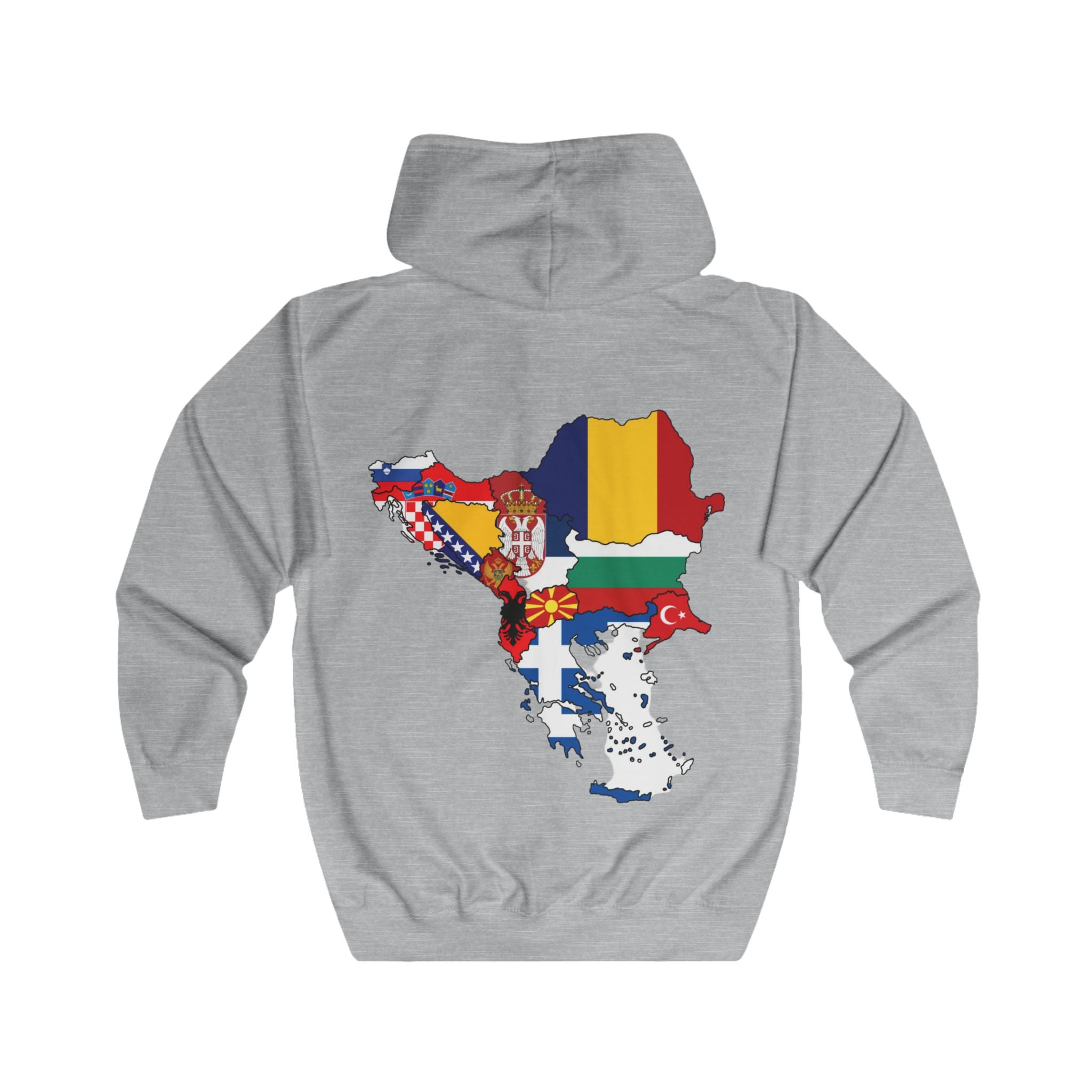 Balkan Blood Unisex Full Zip Hoodie