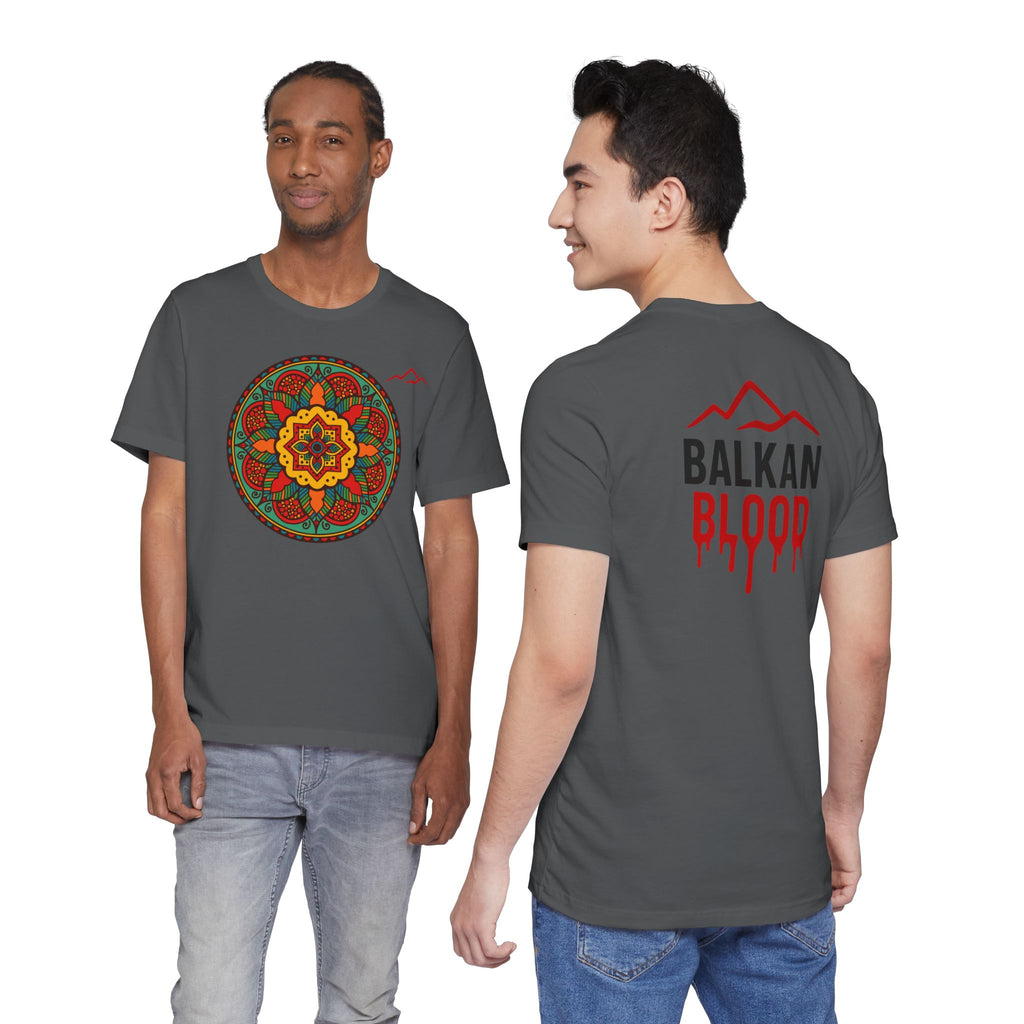 Balkan Blood Tee — Red Drip Logo
