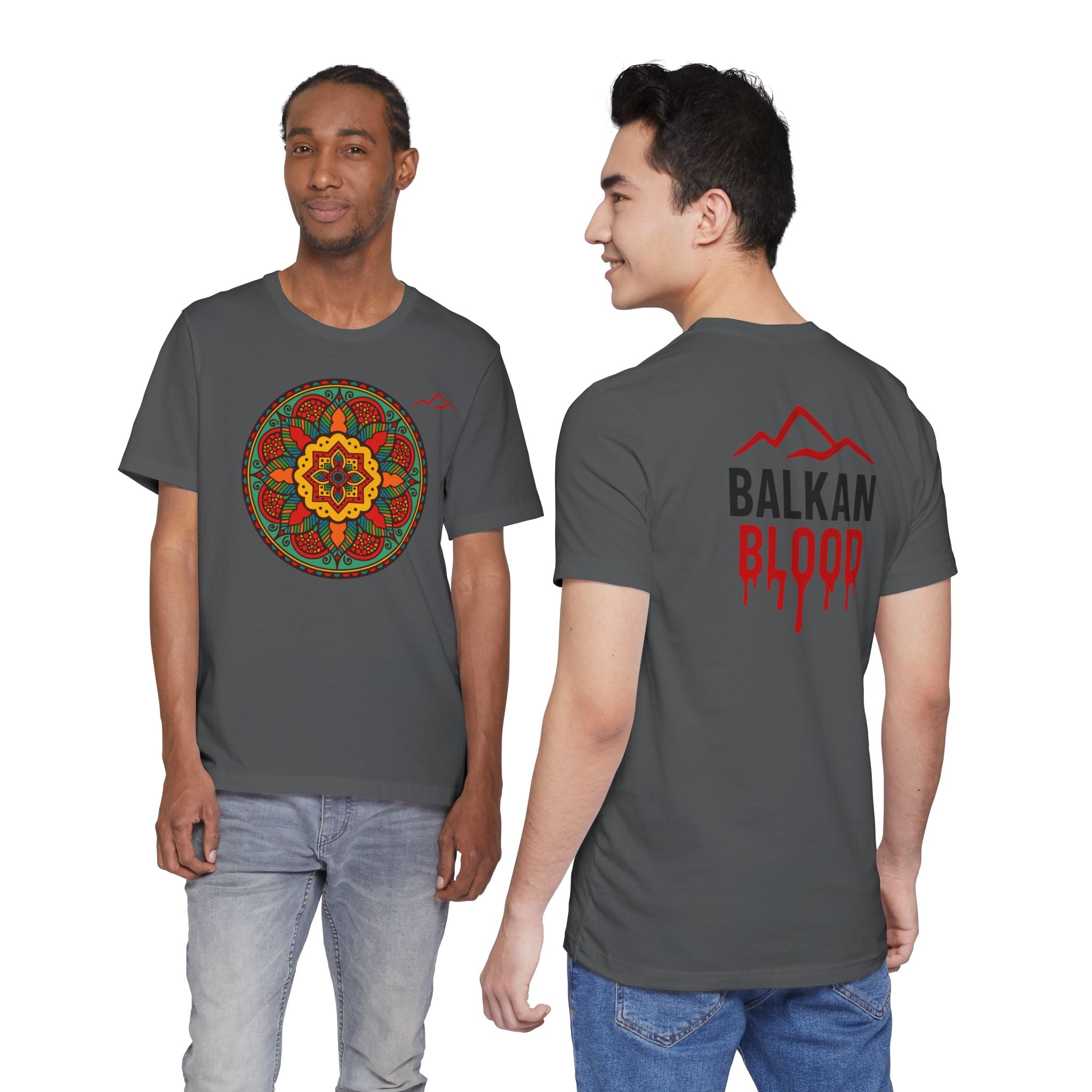 Balkan Blood Tee — Red Drip Logo