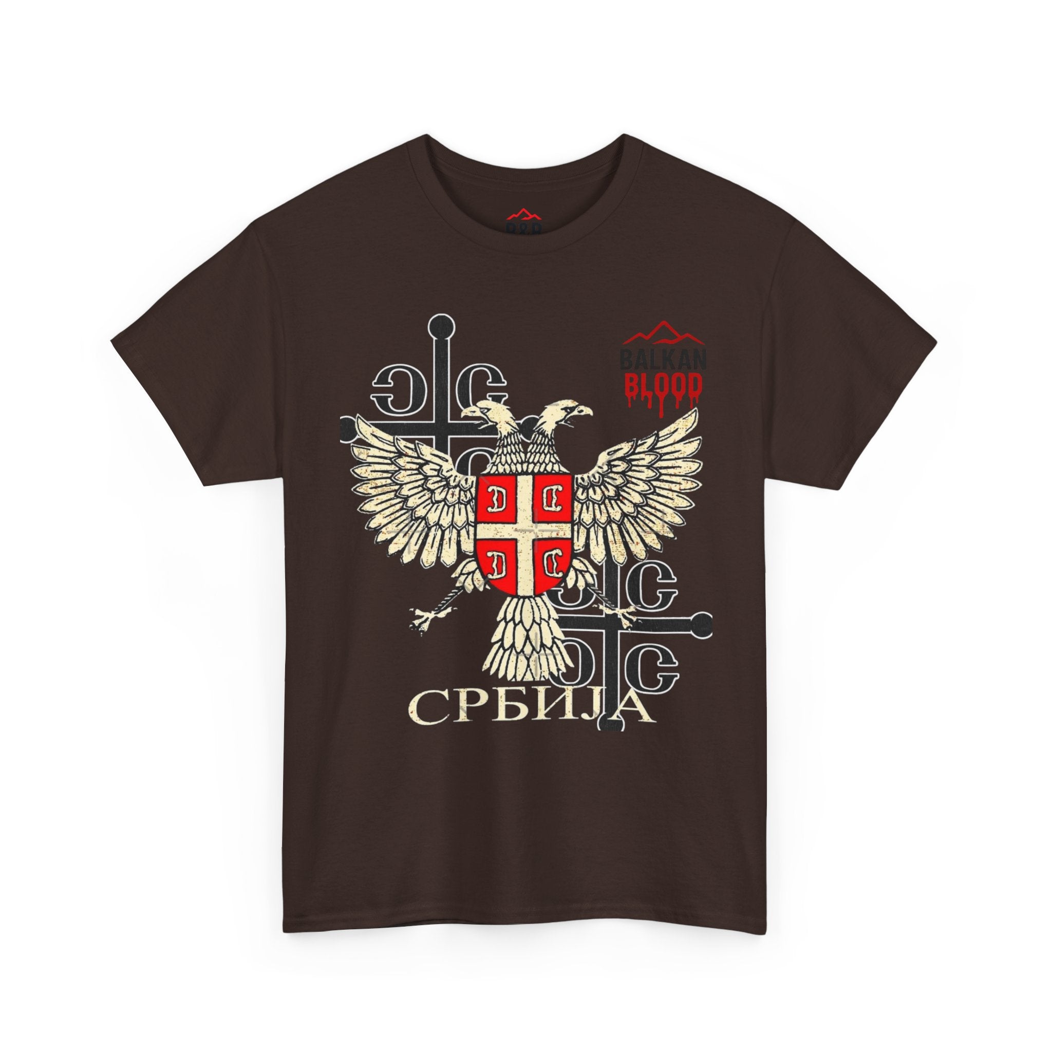 Serbian Heritage Tee, Balkan Blood Shirt, Unisex Cotton T-shirt