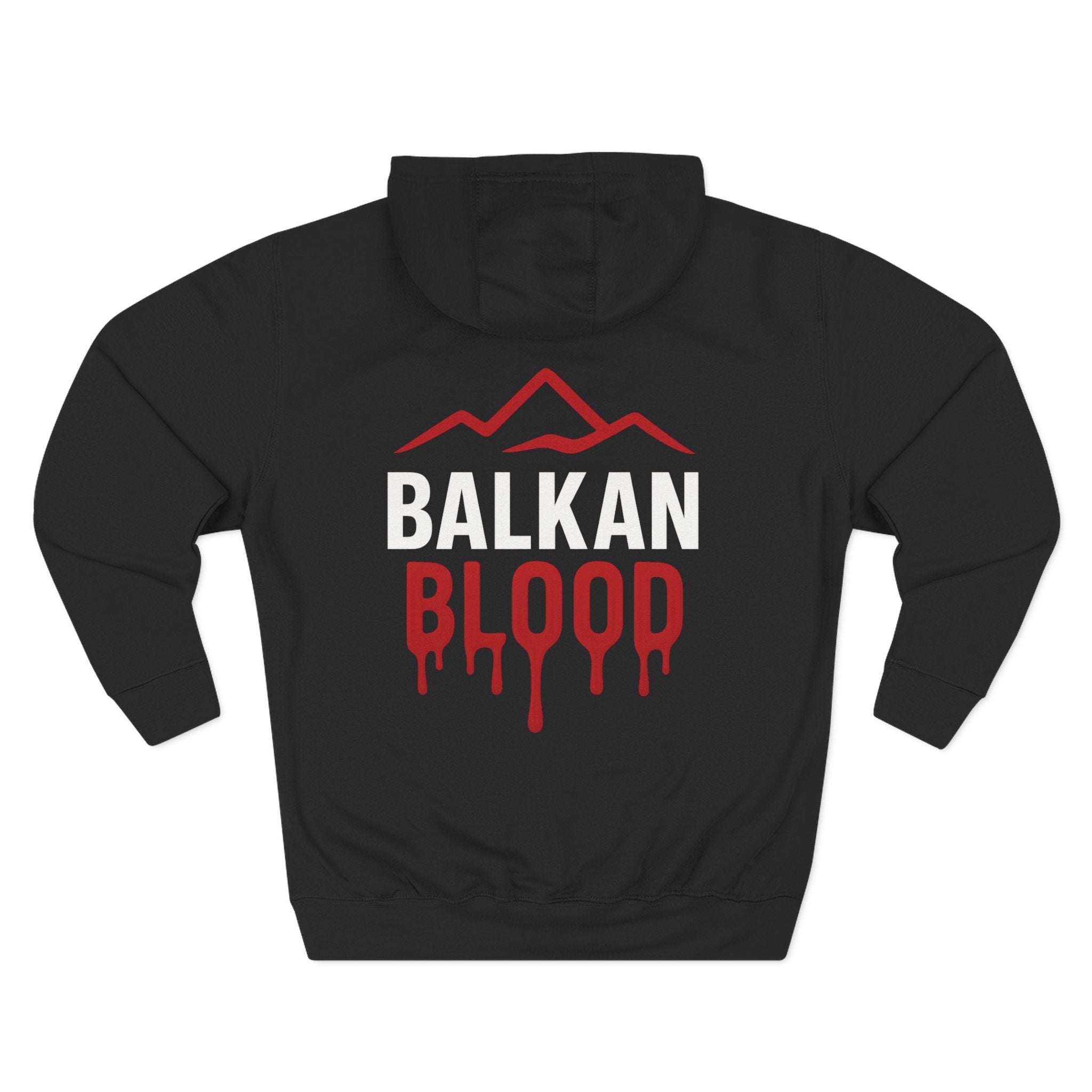 Balkan Blood Hoodie - Cozy Fleece Sweatshirt for Outdoor Adventures