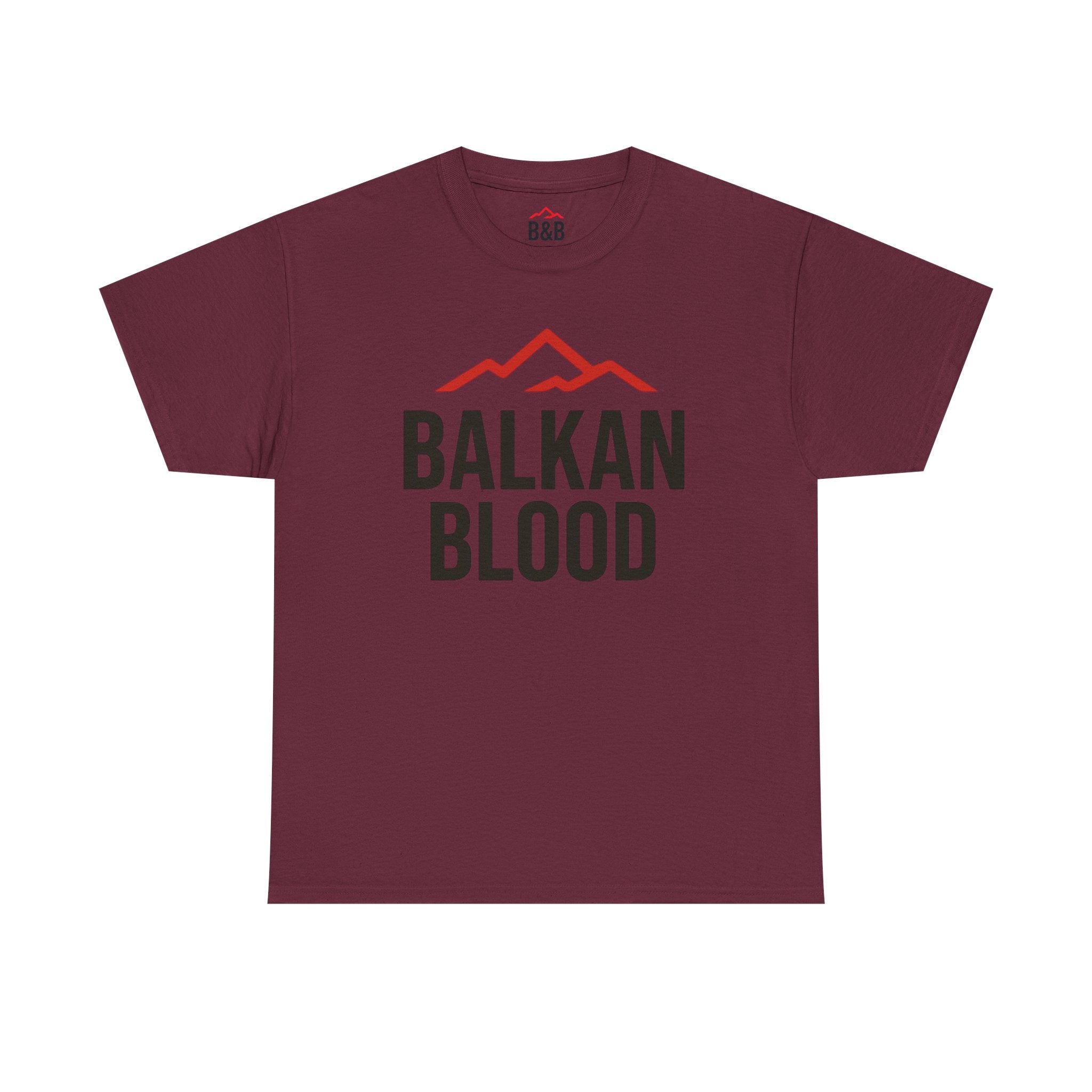 Balkan Blood Unisex Heavy Cotton Tee | Heritage Shirt, Travel Tee, Gift for Balkan Lovers, Cultural Pride, Casual Wear