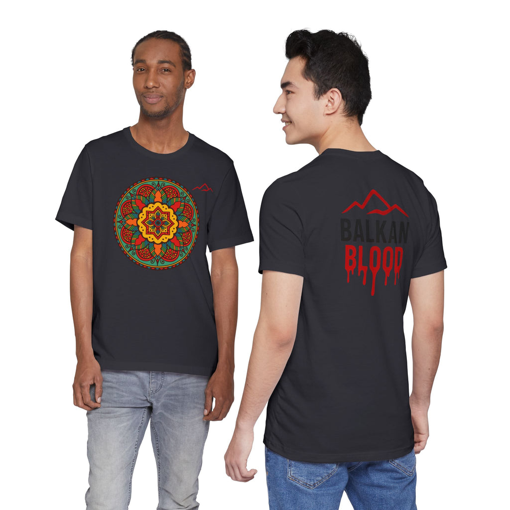 Balkan Blood Tee — Red Drip Logo