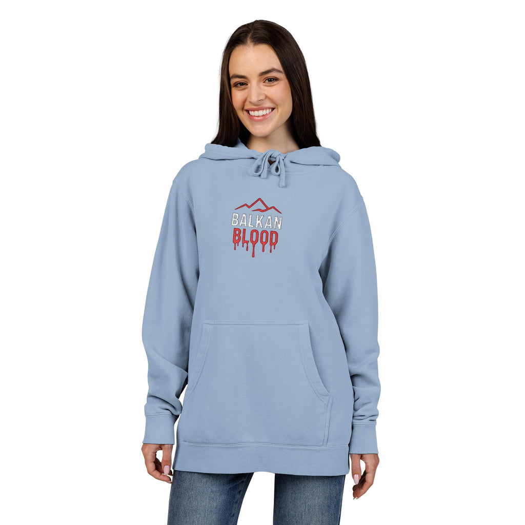 Unisex Pigment-Dyed Hoodie (Embroidery)