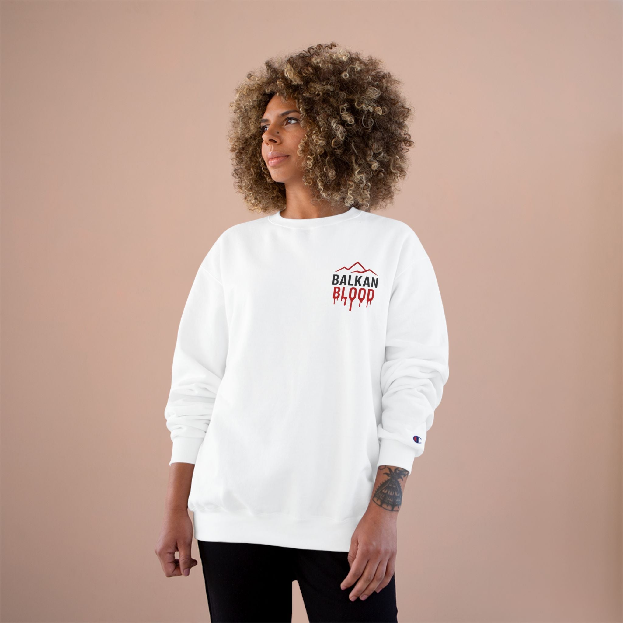 Balkan Blood Champion Sweatshirt - Cozy Urban Style