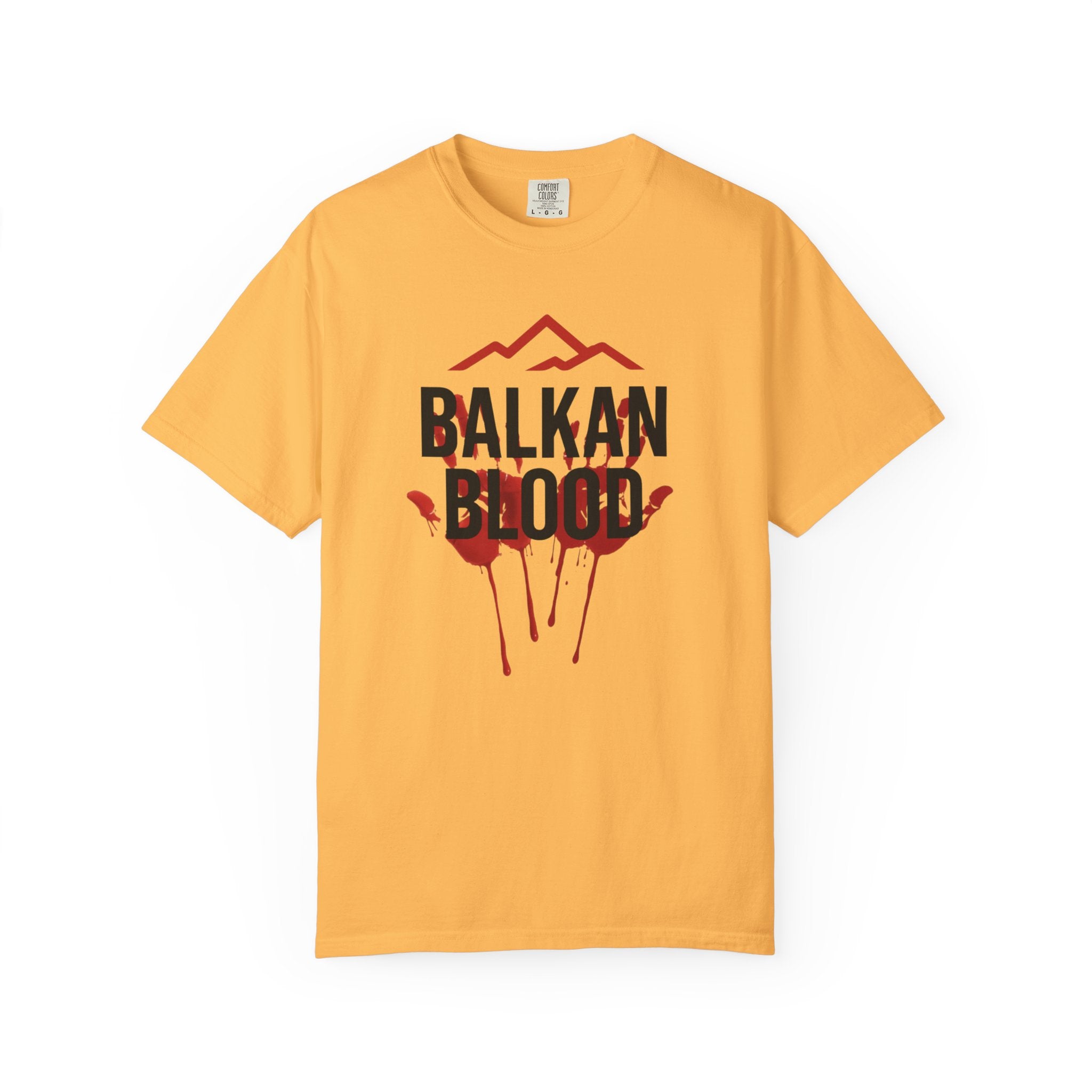 Balkan Blood Graphic T-Shirt, Unisex Streetwear, Fashion Statement Tee, Edgy Gift for Music Lovers, Halloween Apparel