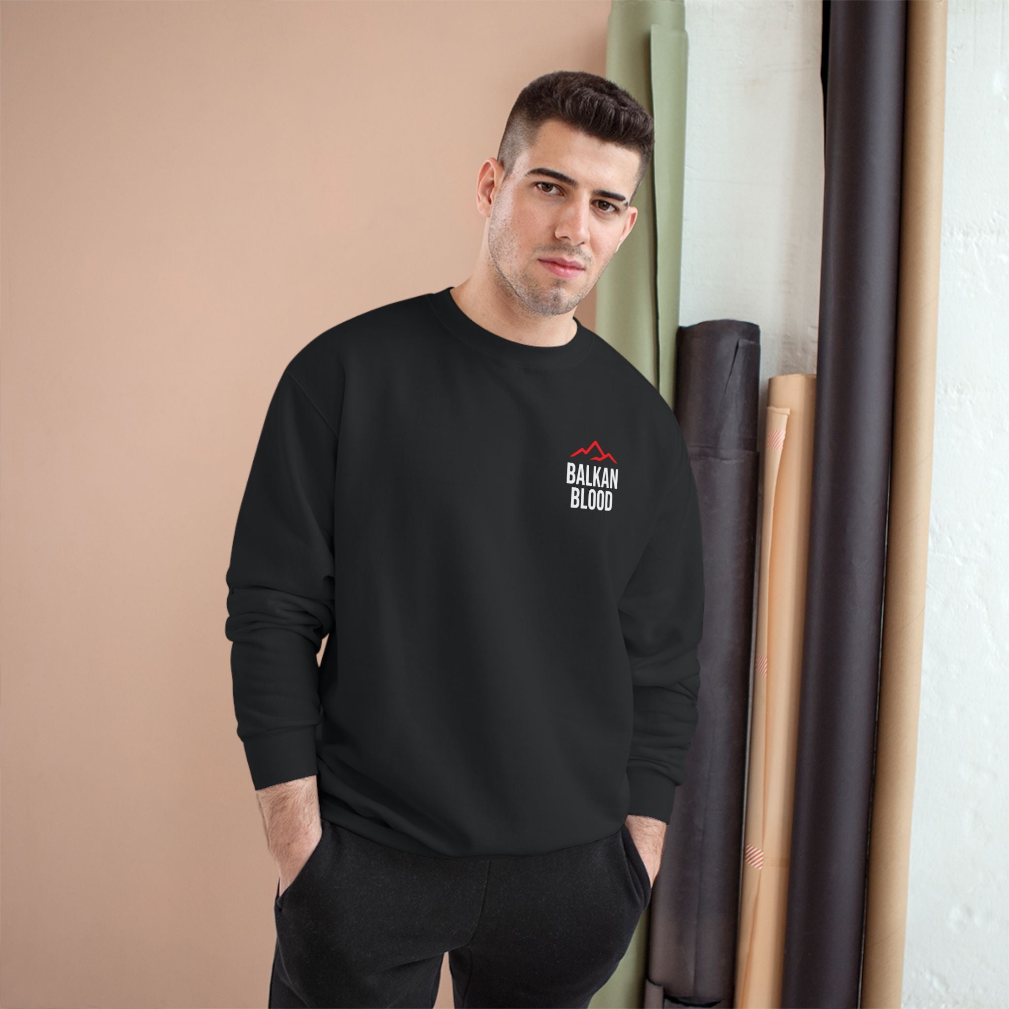 Balkan Blood Champion Sweatshirt - Cozy Urban Style, Unisex Gift, Casual Wear, Travel Apparel, Perfect for Chill Days