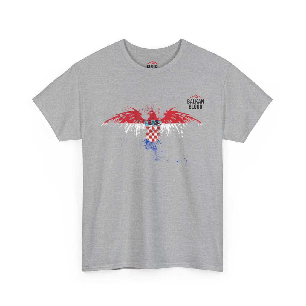 Croatia/Zagreb Unisex Heavy Cotton Tee