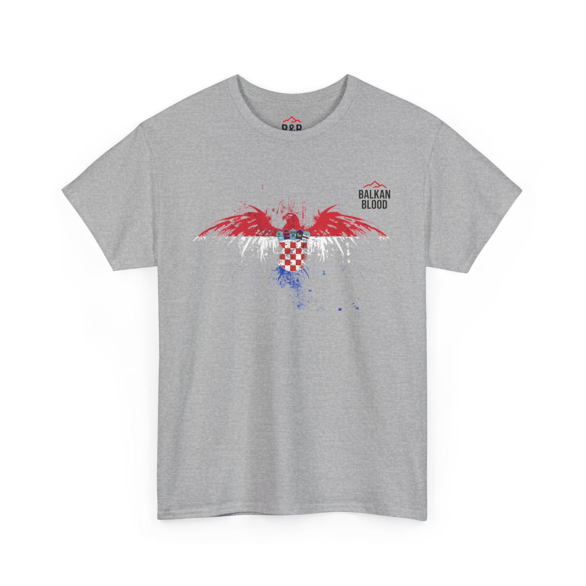 Croatia/Zagreb Unisex Heavy Cotton Tee