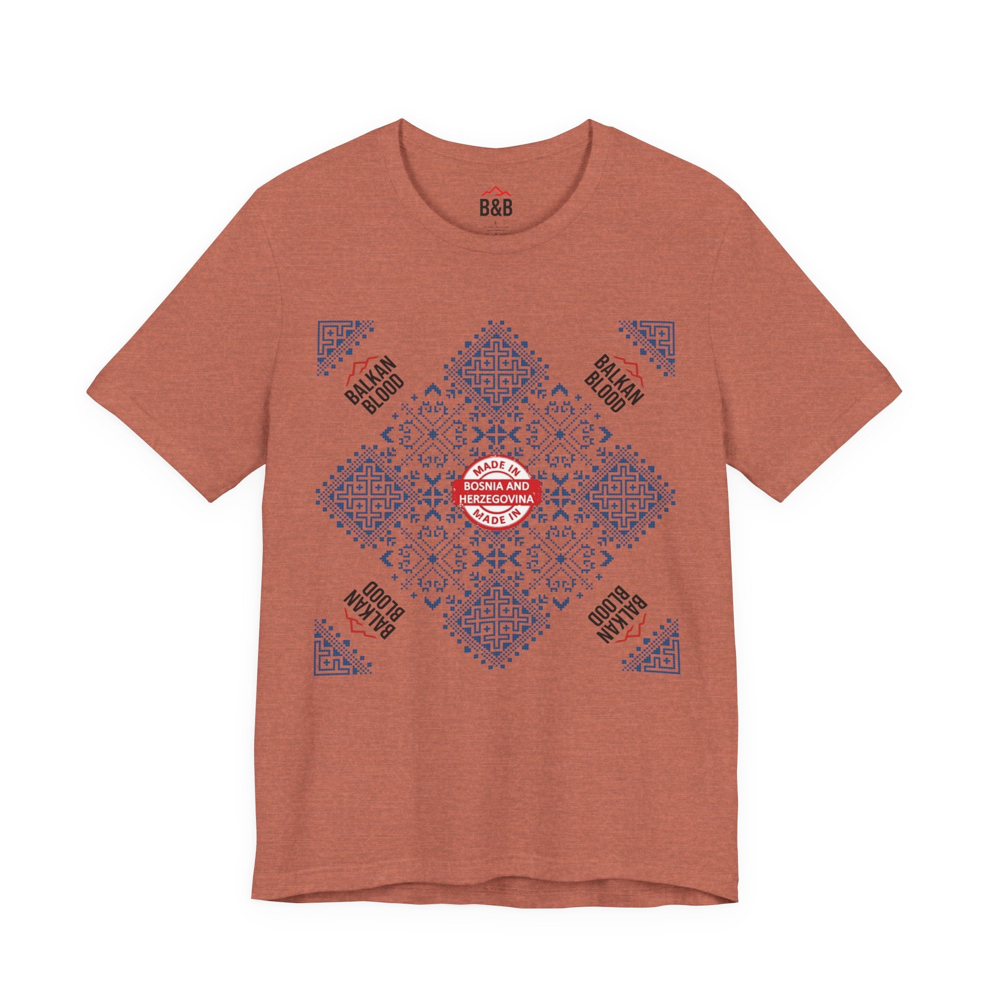 Bosnia Heritage Unisex Tee, Travel Shirt, Cultural Pride, Souvenir T-Shirt, Gift for Travelers, Adventure Apparel