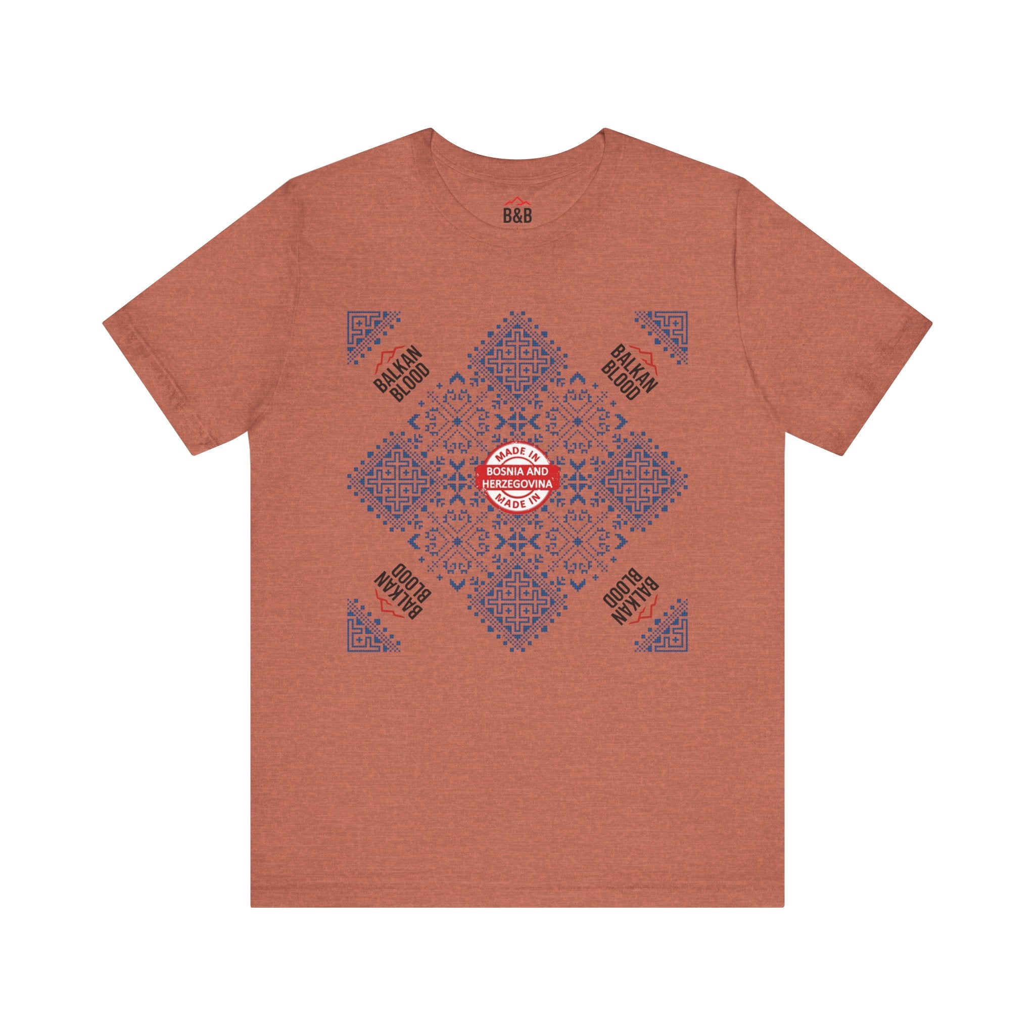 Bosnia Heritage Unisex Tee, Travel Shirt, Cultural Pride, Souvenir T-Shirt, Gift for Travelers, Adventure Apparel