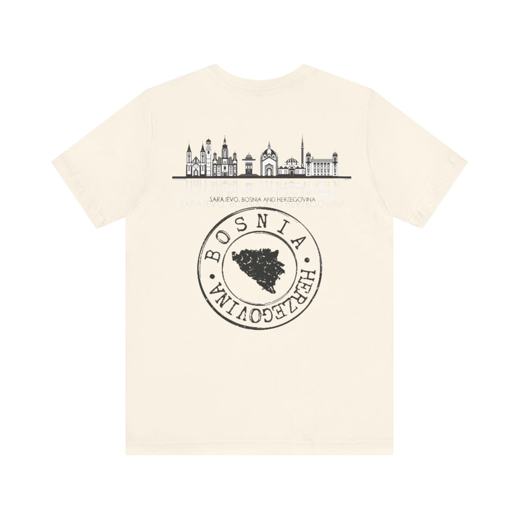 Bosnia Heritage Unisex Tee, Travel Shirt, Cultural Pride, Souvenir T-Shirt, Gift for Travelers, Adventure Apparel
