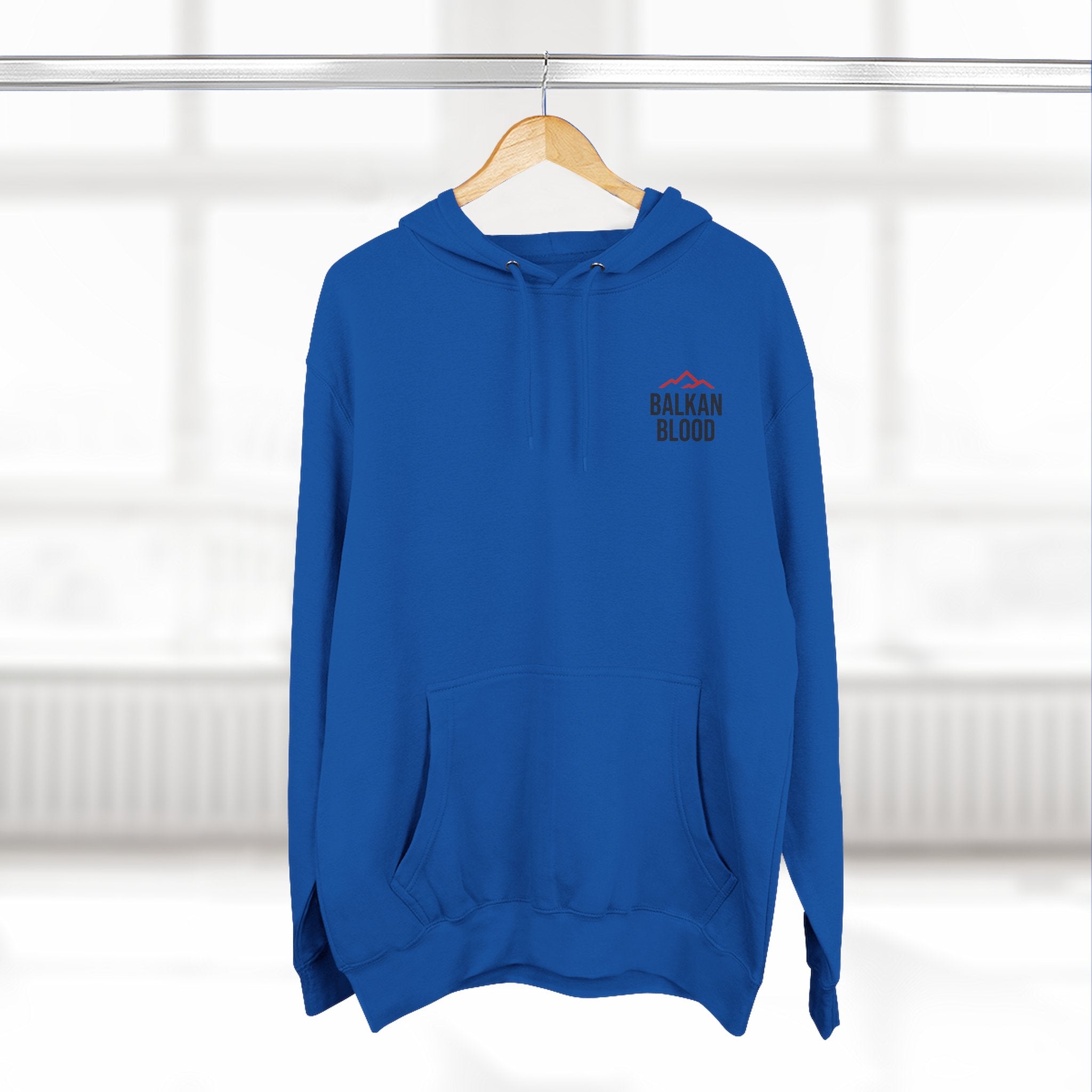 Balkan Blood Hoodie - Cozy Fleece Sweatshirt for Outdoor Adventures, Gifts for Nature Lovers, Hiking, Travel, Casual Wear