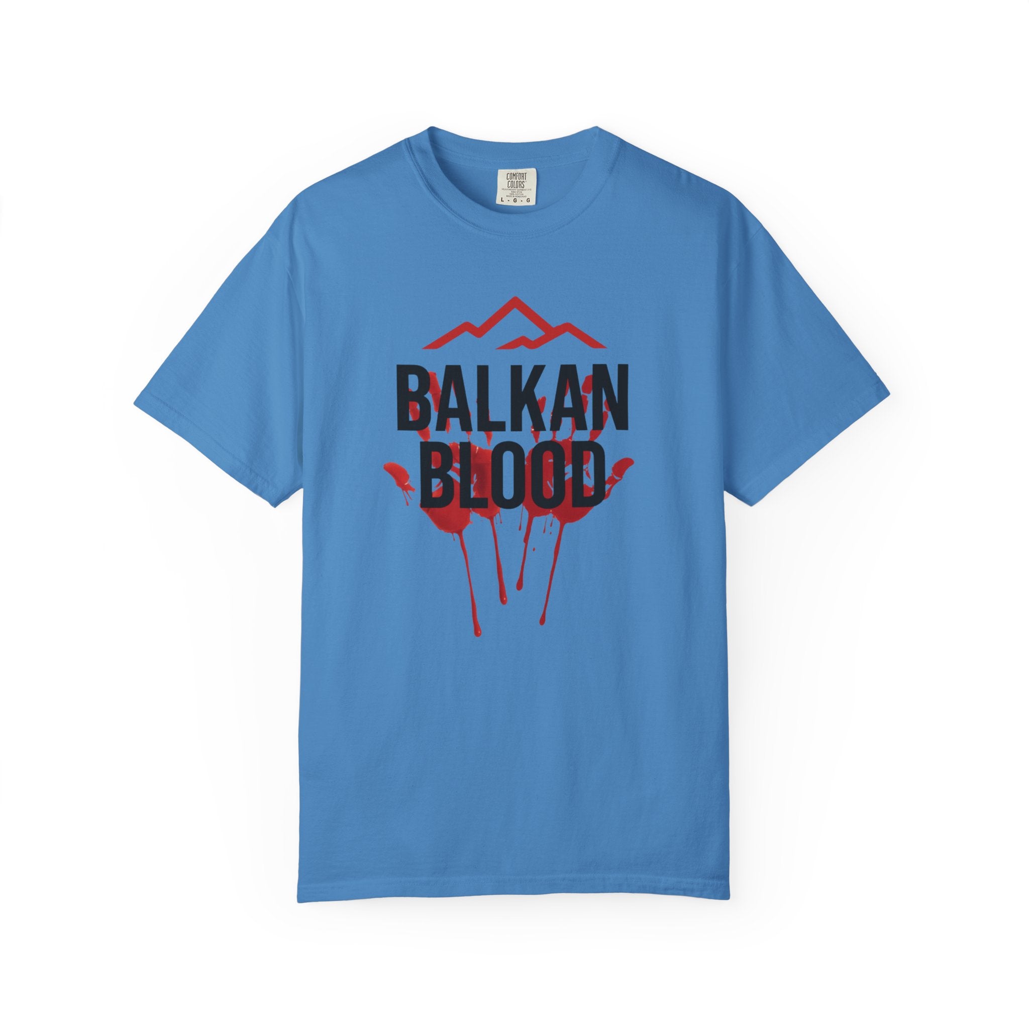 Balkan Blood Graphic T-Shirt, Unisex Streetwear, Fashion Statement Tee, Edgy Gift for Music Lovers, Halloween Apparel
