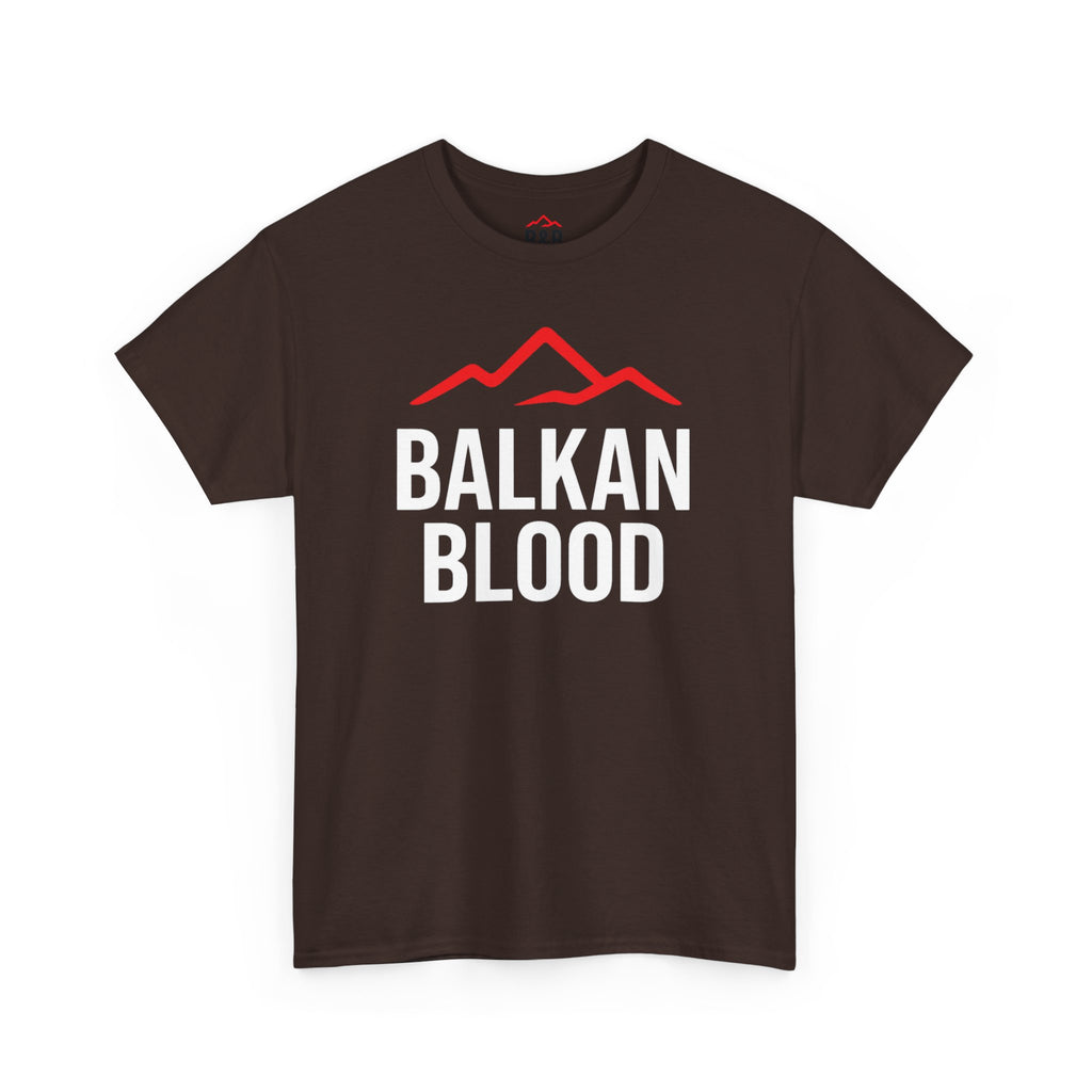 Balkan Blood Unisex Heavy Cotton Tee | Heritage Shirt, Travel Tee, Gift for Balkan Lovers, Cultural Pride, Casual Wear