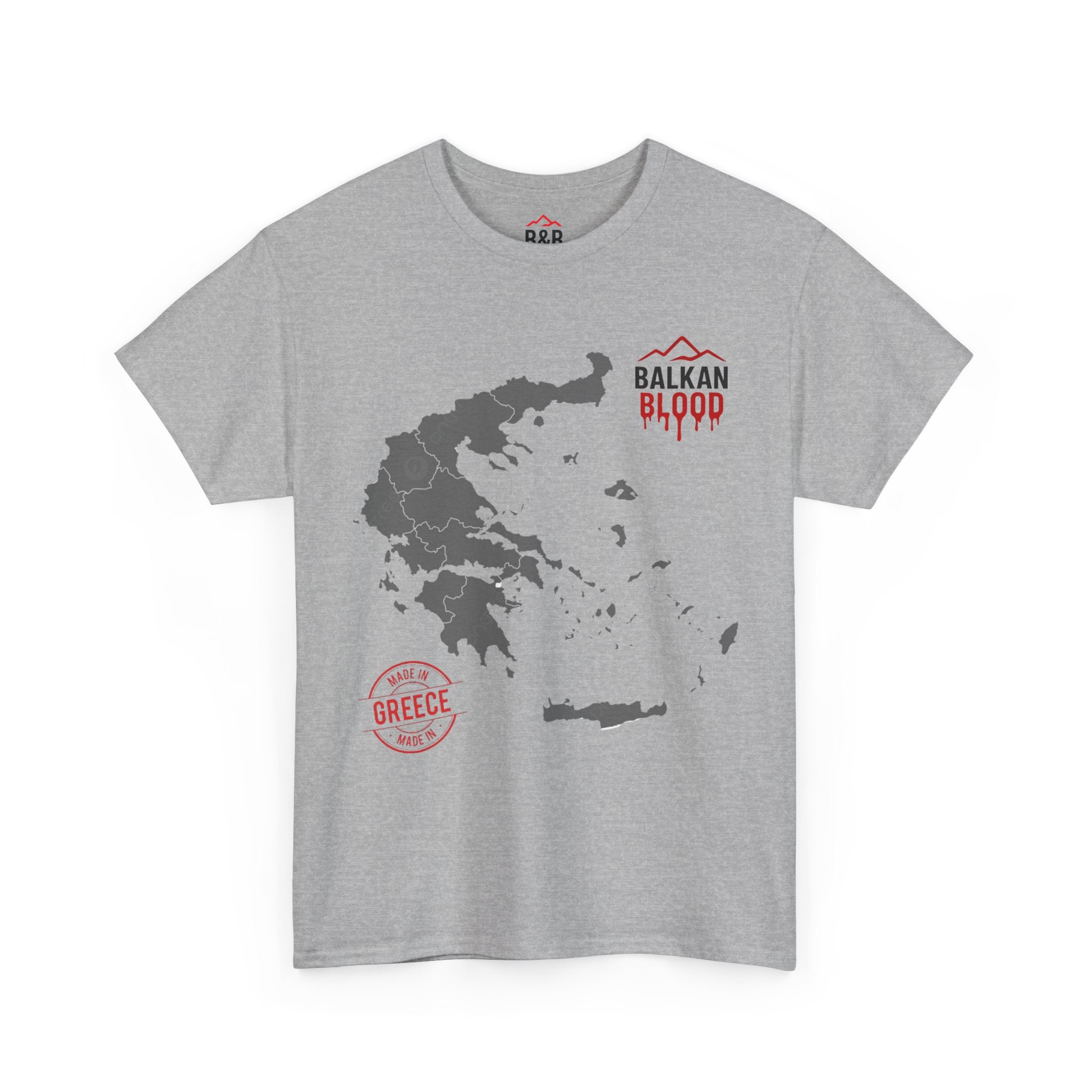 Grece/Balkan Blood Tee | Unisex Heavy Cotton T-Shirt