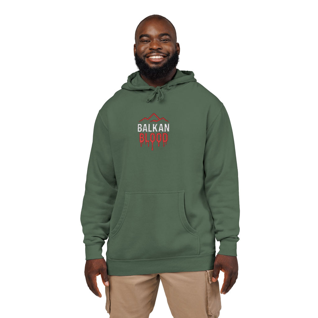 Unisex Pigment-Dyed Hoodie (Embroidery)