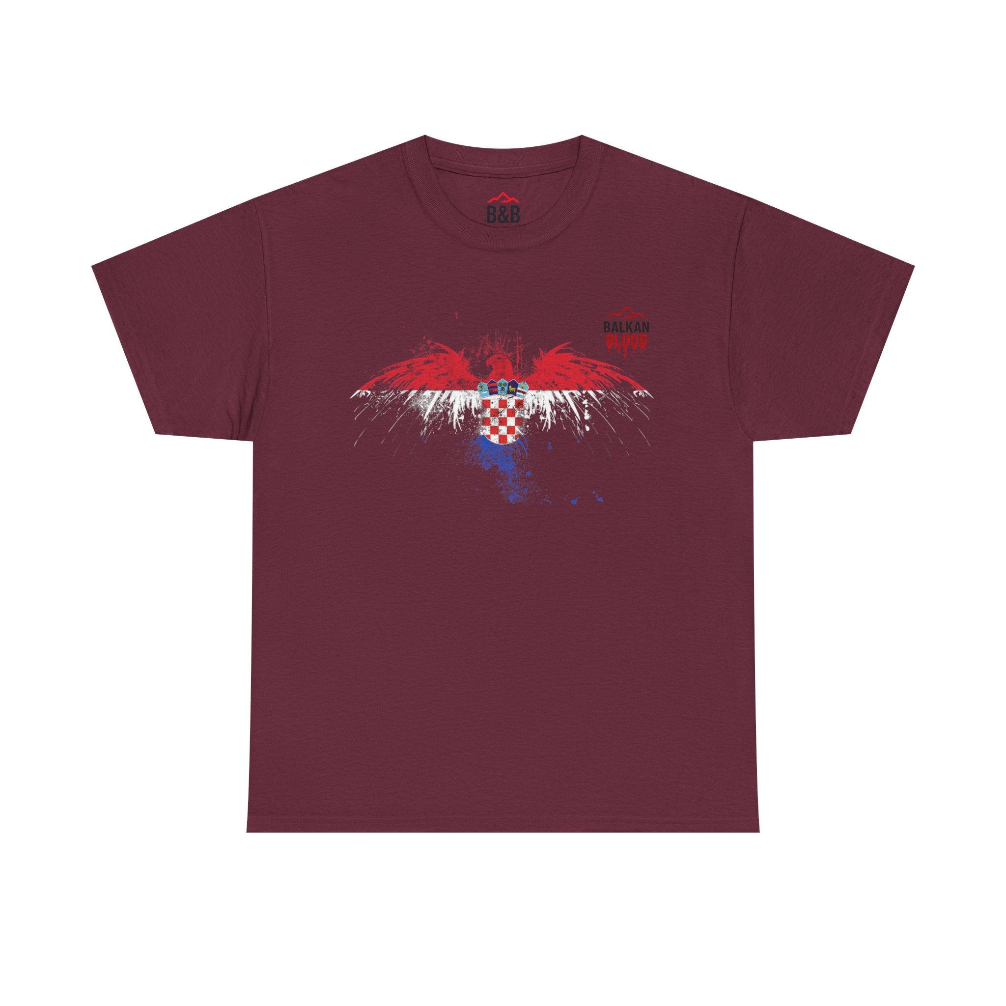 Croatia/Zagreb Unisex Heavy Cotton Tee